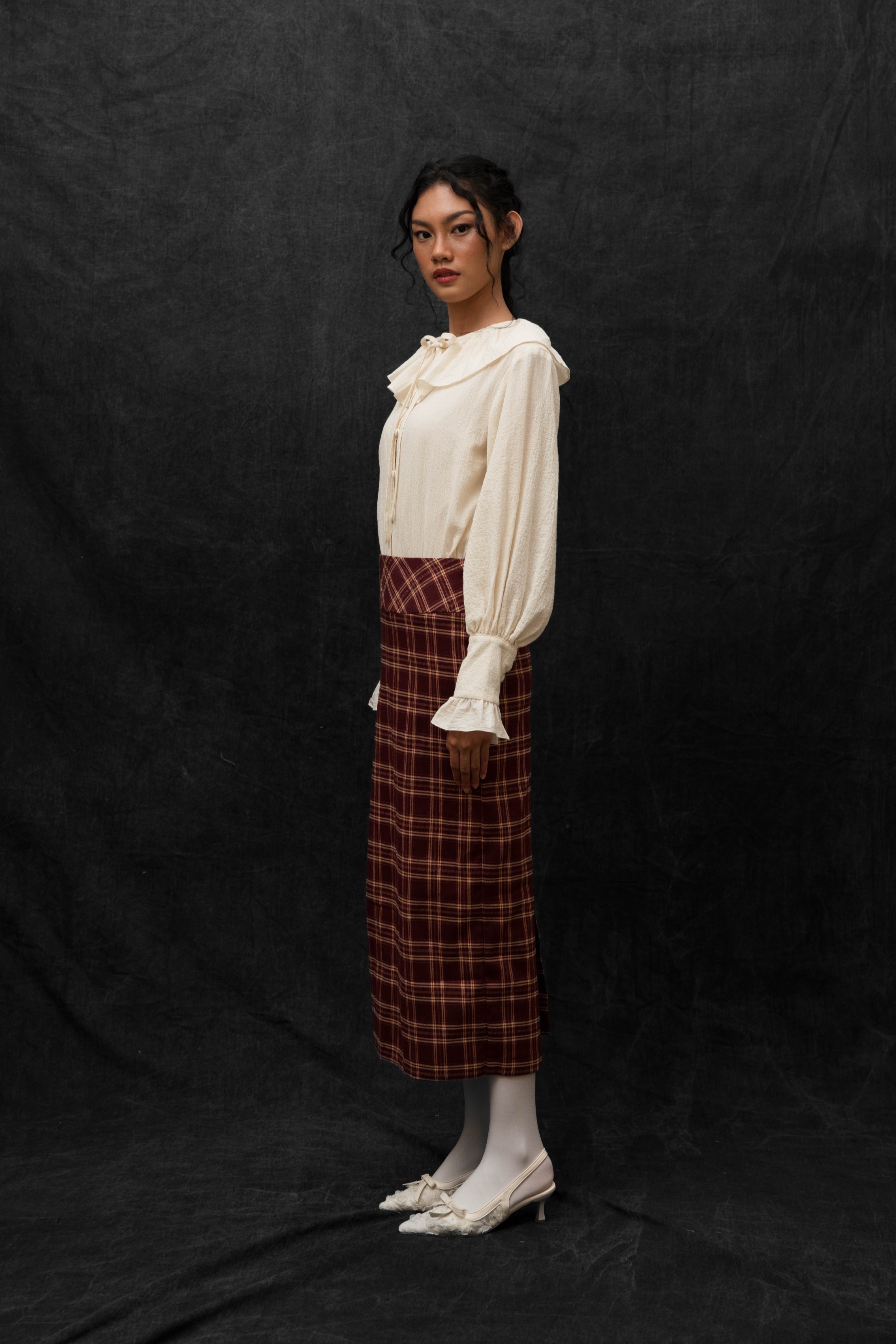 BLOSSOMwithSTARRY Olivia Skirt in Plaid (Pre-Order)