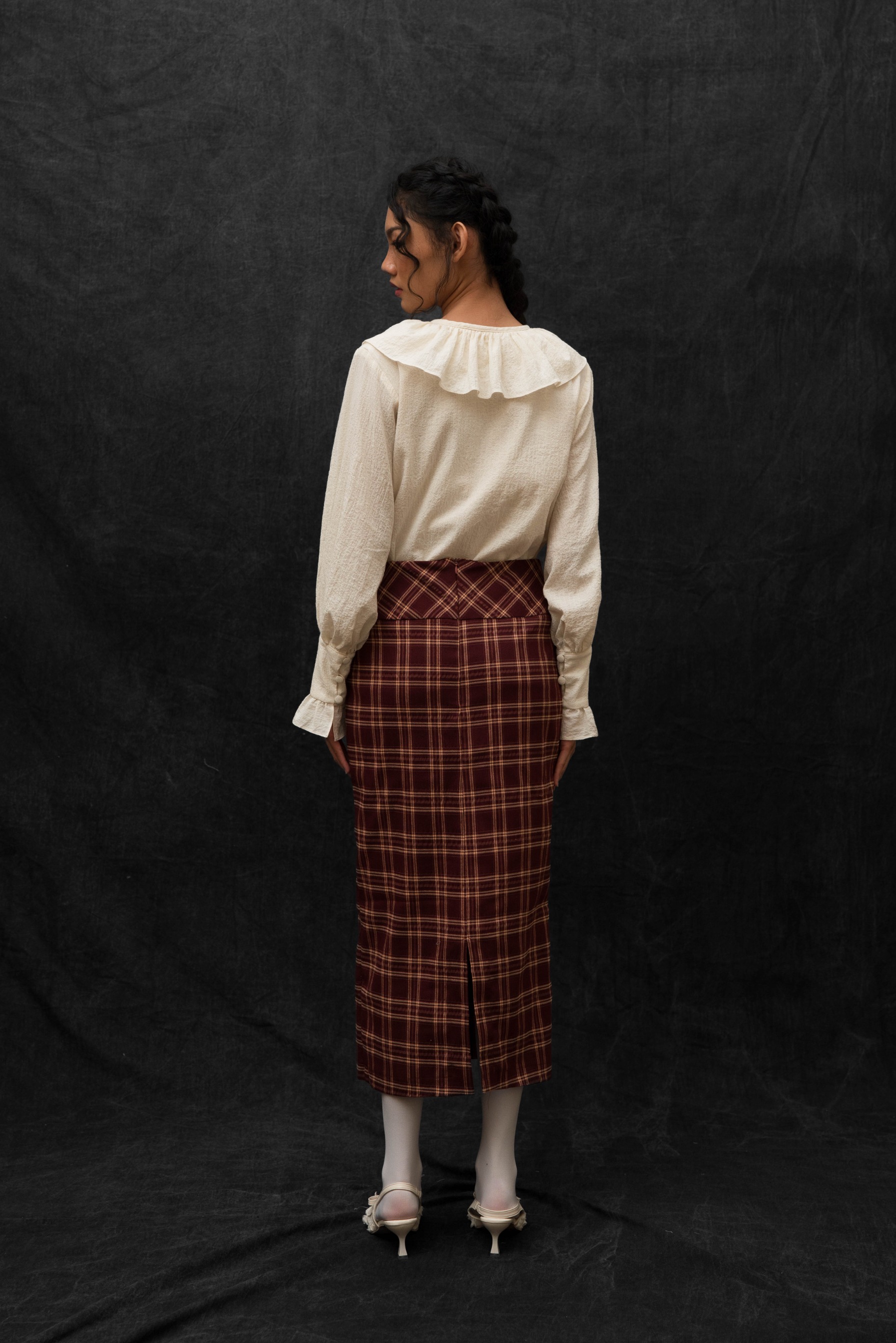 BLOSSOMwithSTARRY Olivia Skirt in Plaid (Pre-Order)