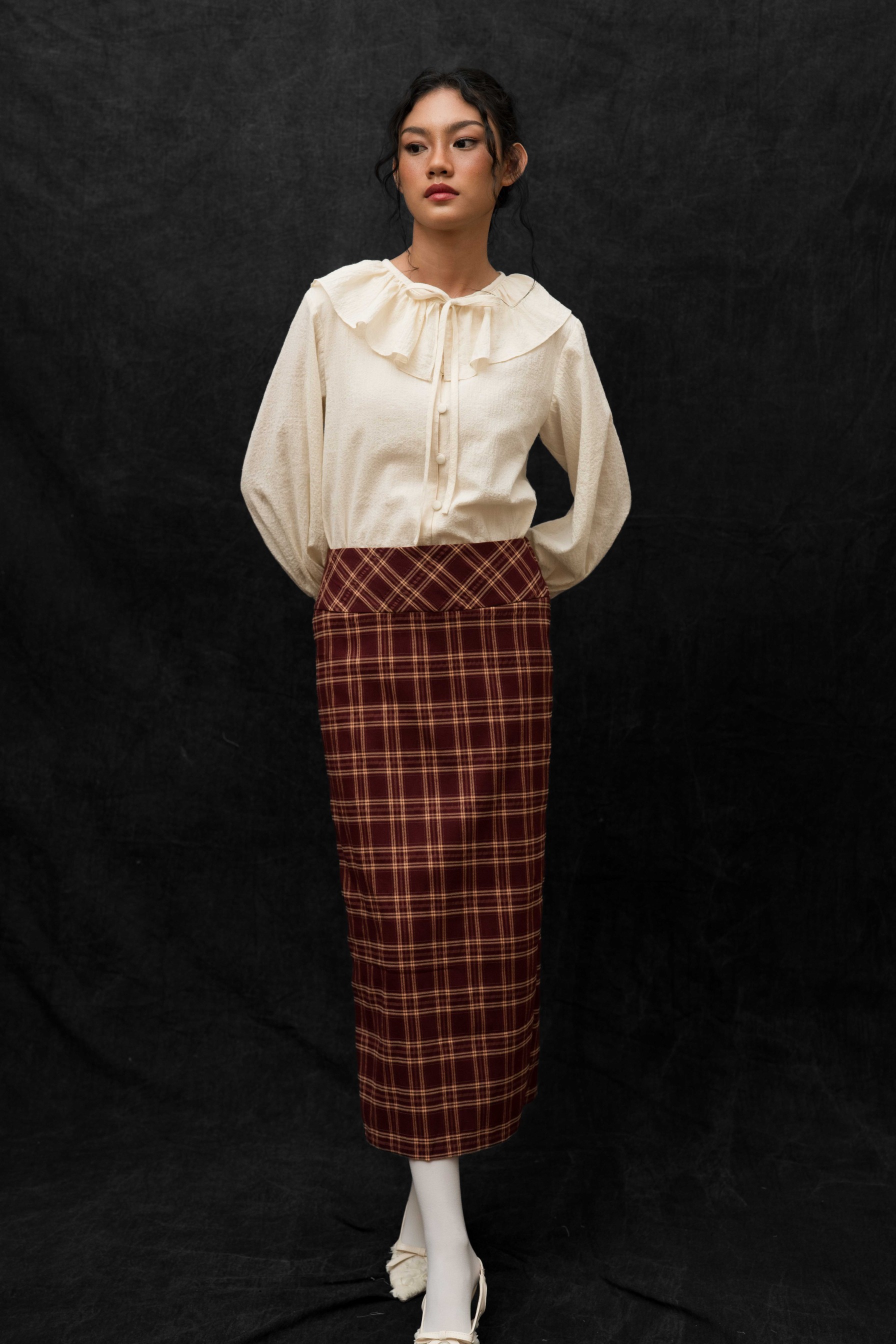 BLOSSOMwithSTARRY Olivia Skirt in Plaid (Pre-Order)