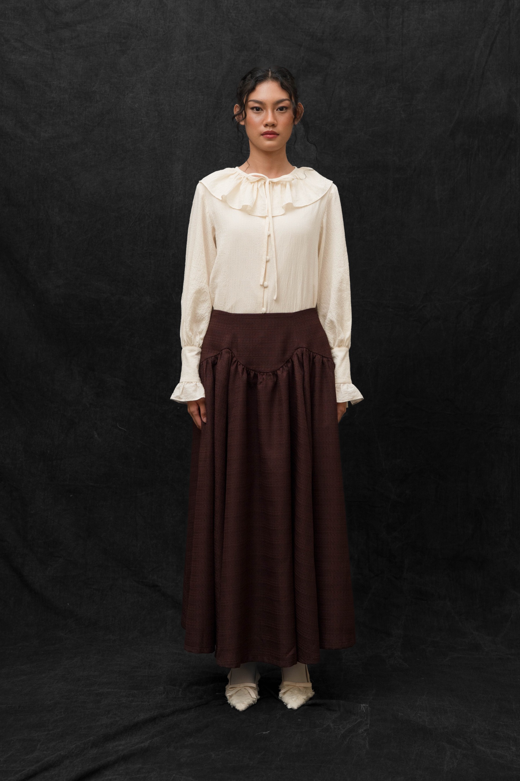 Mai Skirt in Brown 