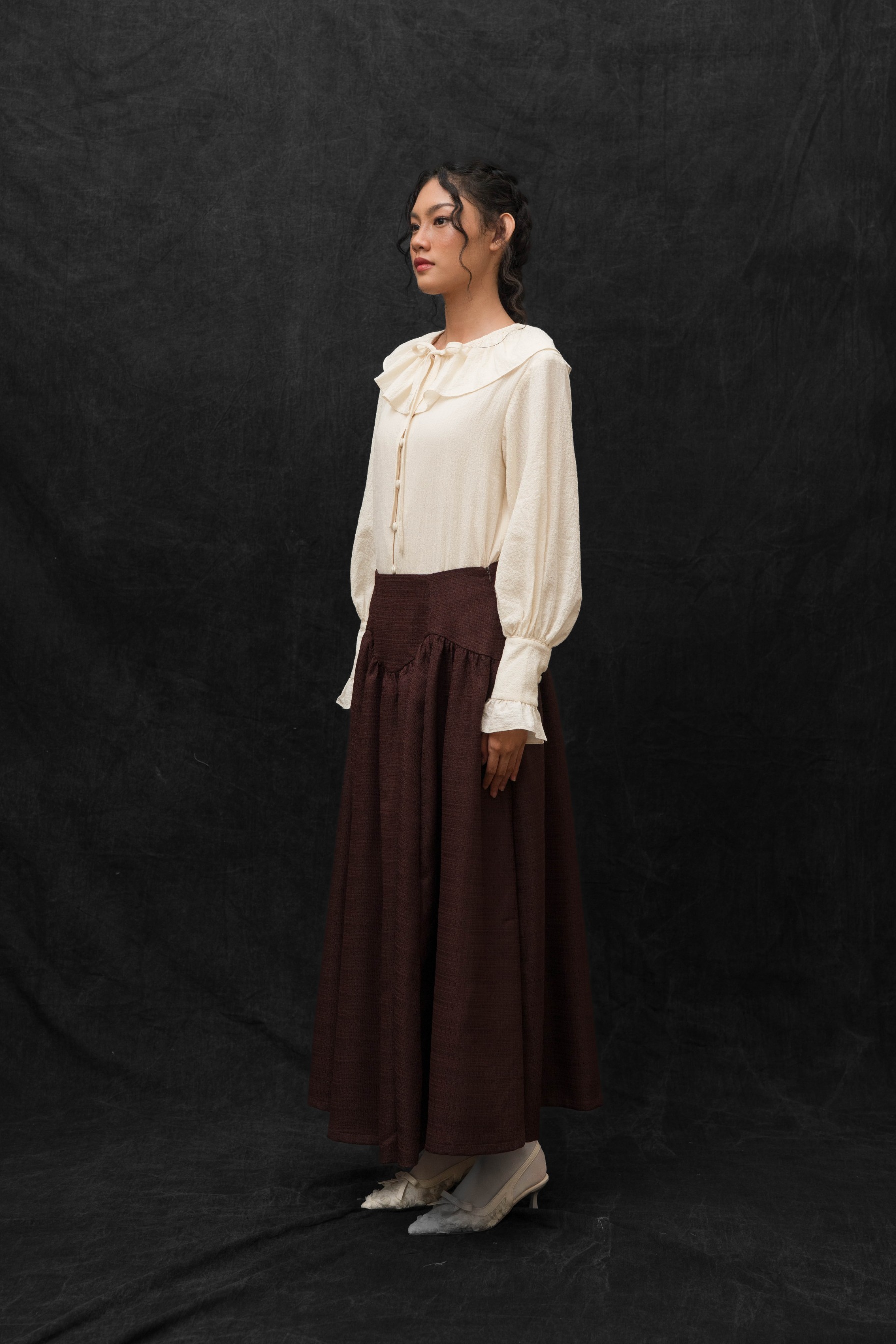 Mai Skirt in Brown 