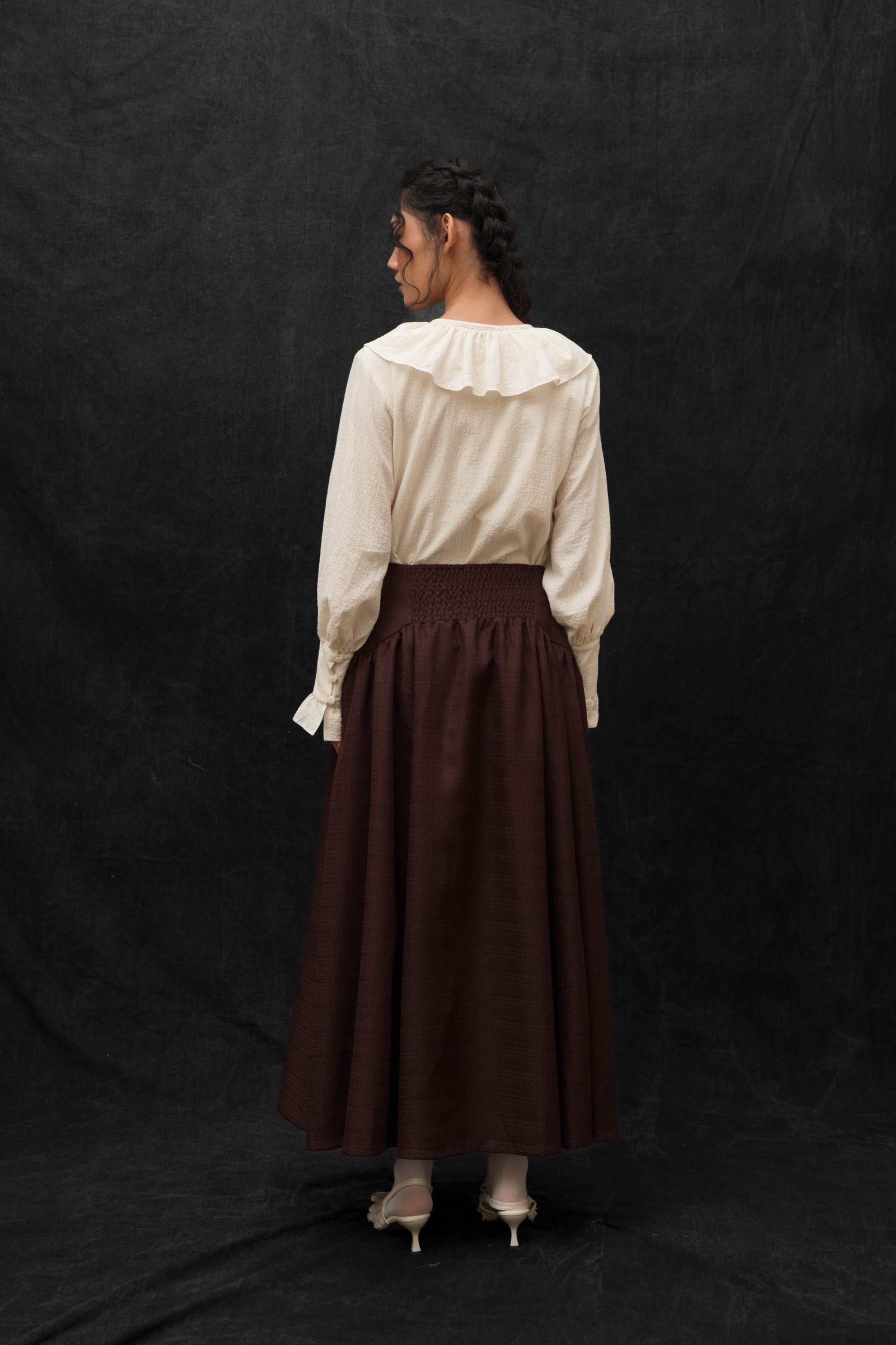 Mai Skirt in Brown 