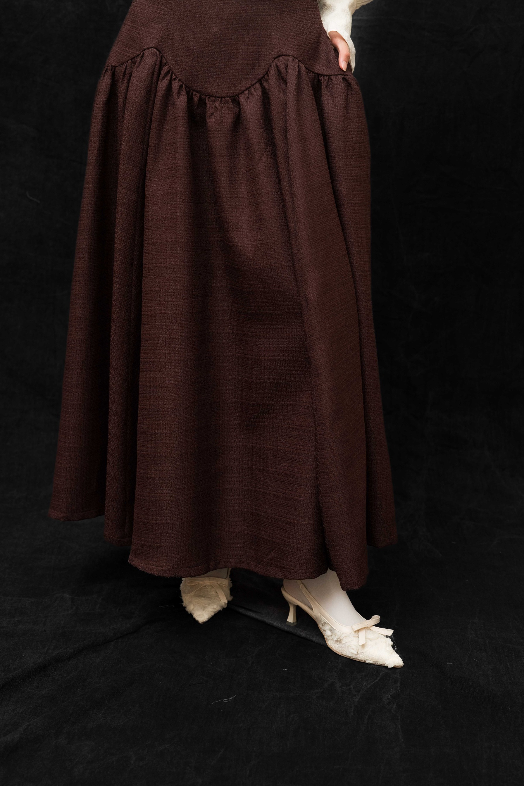 Mai Skirt in Brown 