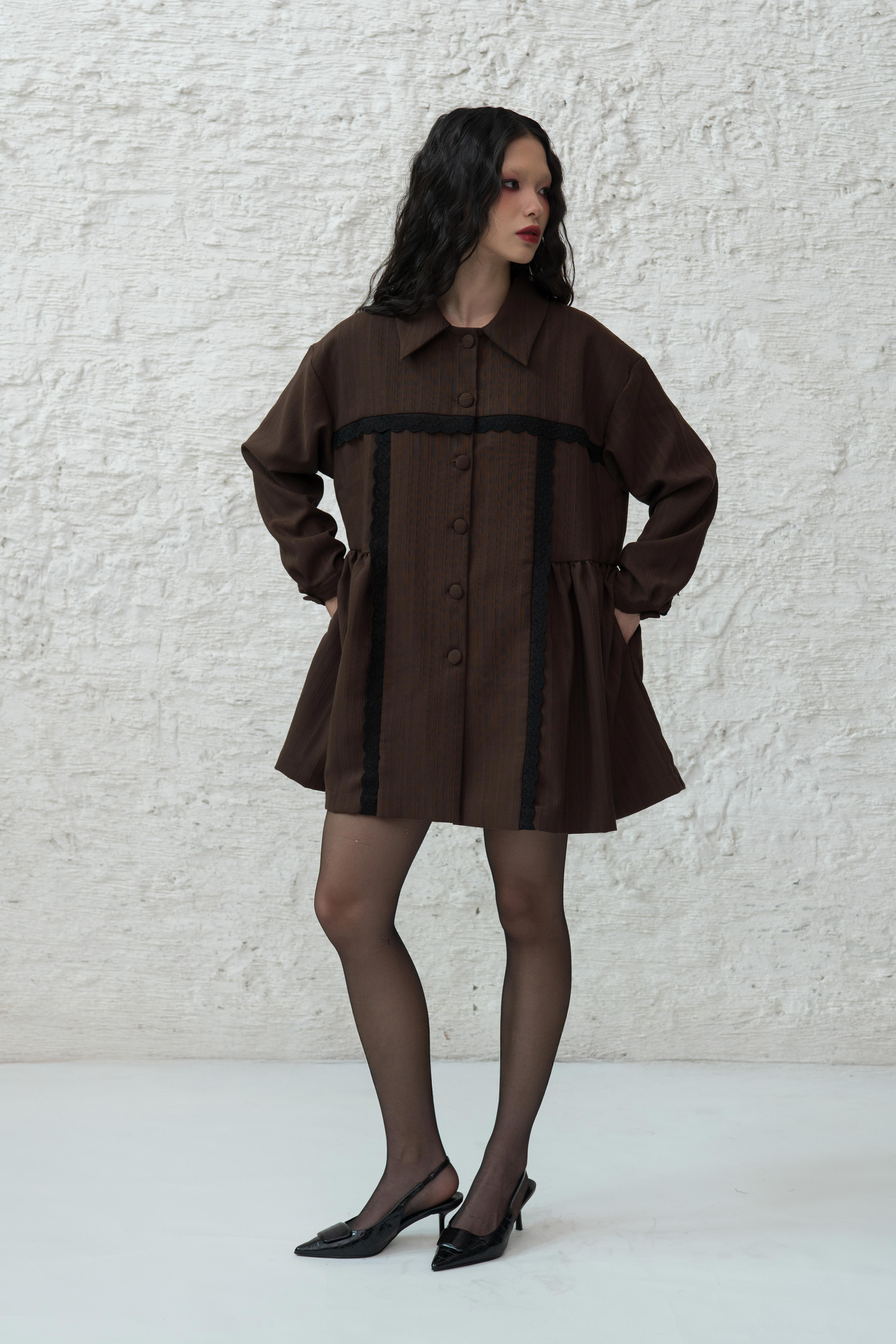 Morgana Jacket in Brown