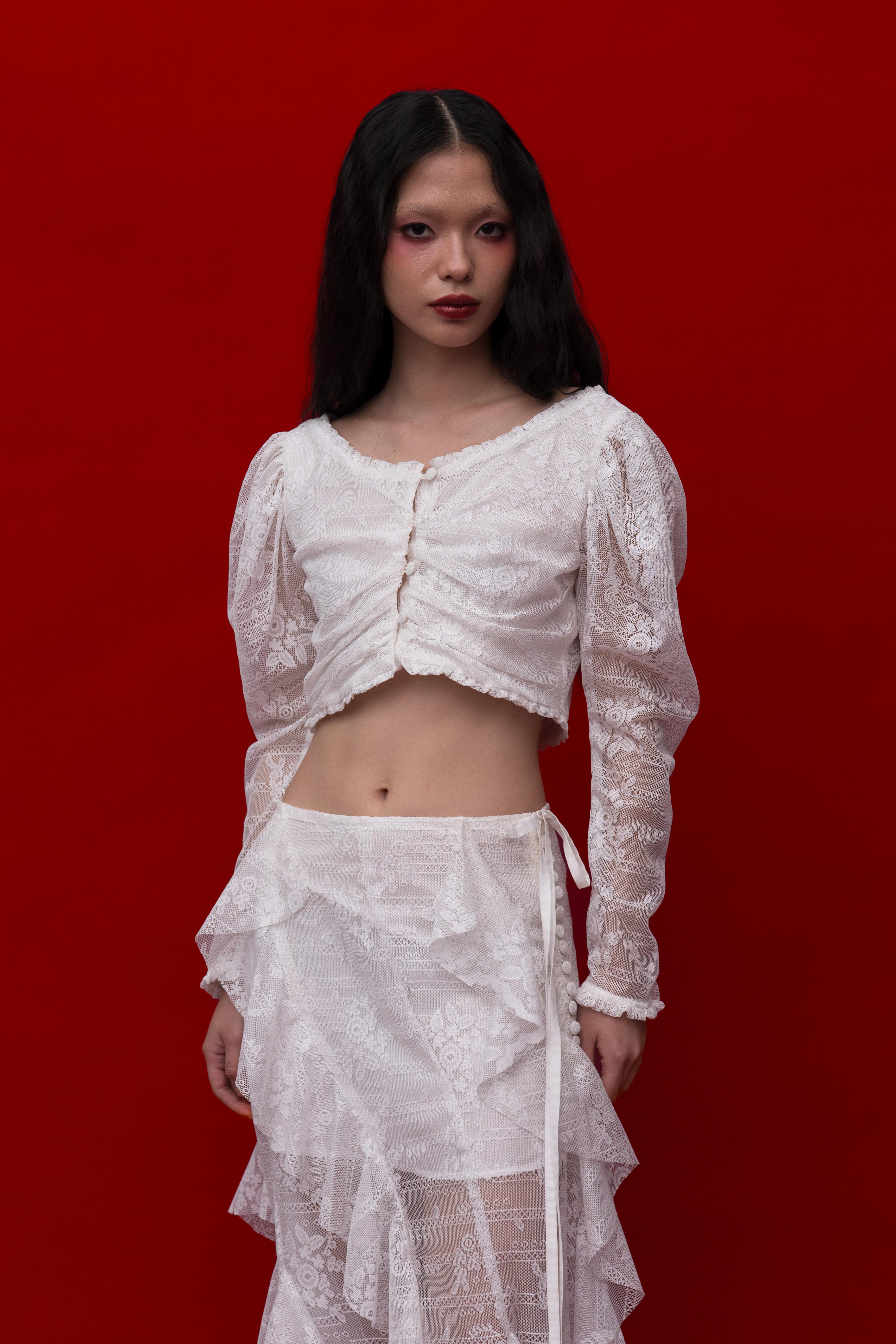 Philippa Blouse in White