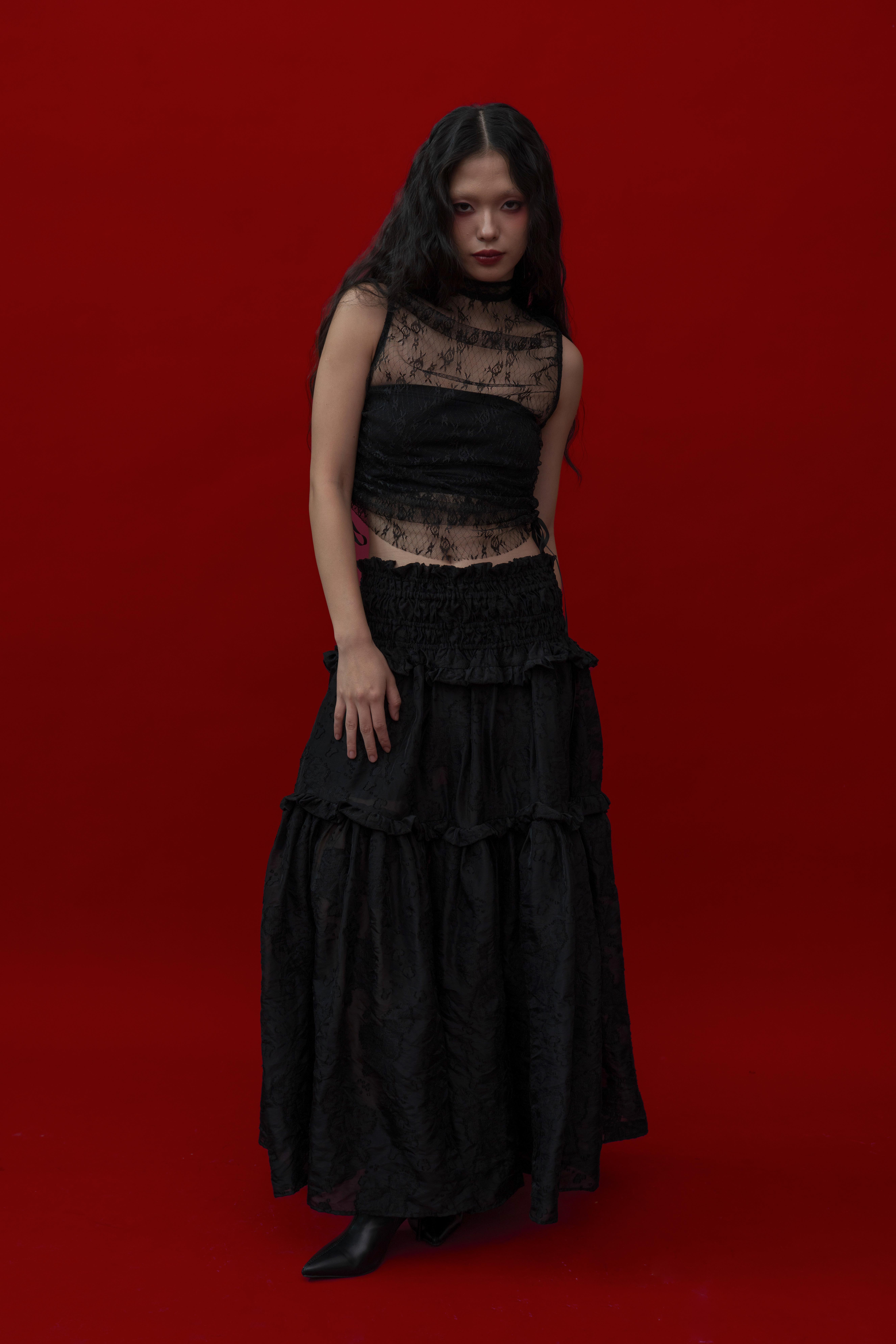 Lunaria Skirt in Black