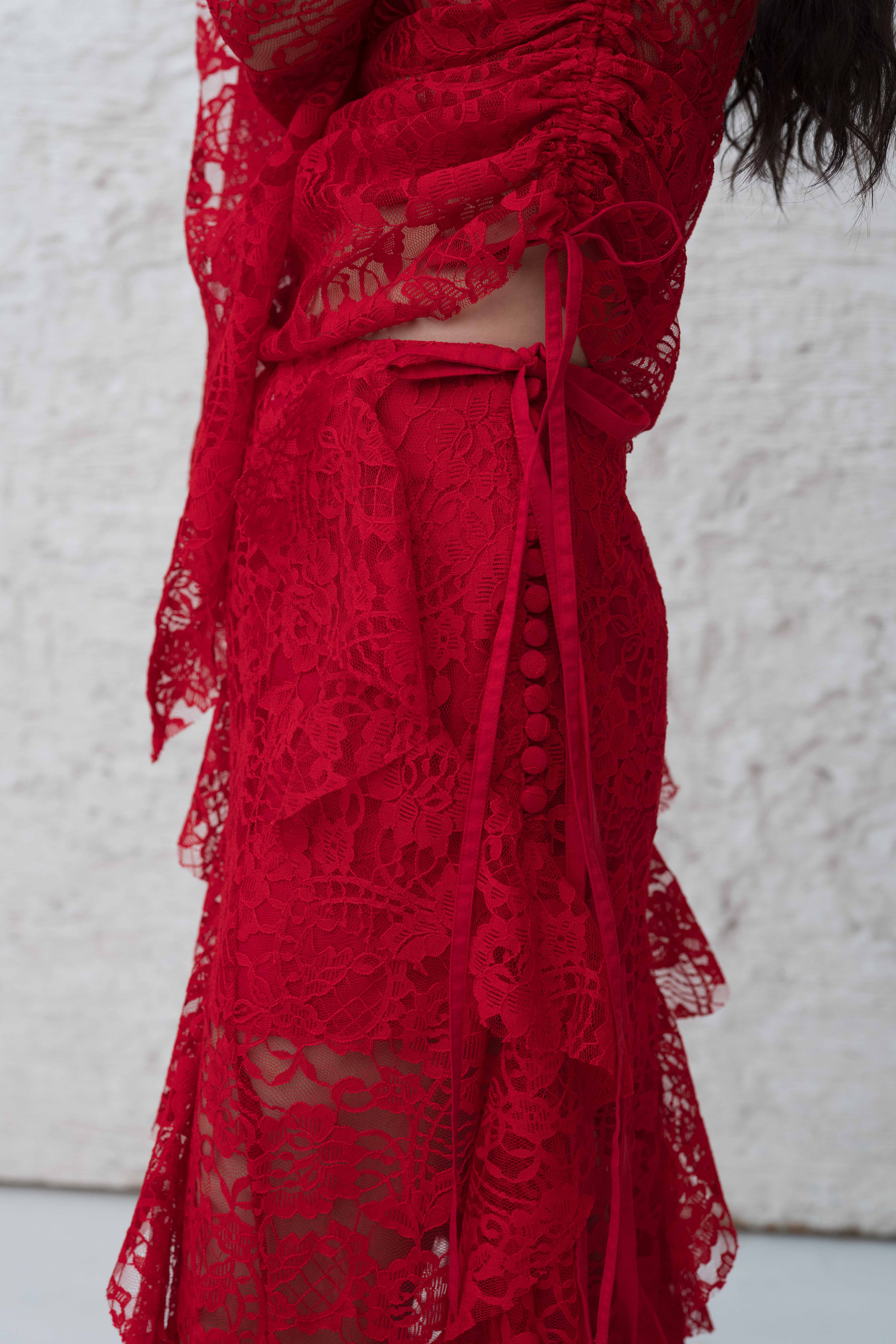 Grace Skirt in Red
