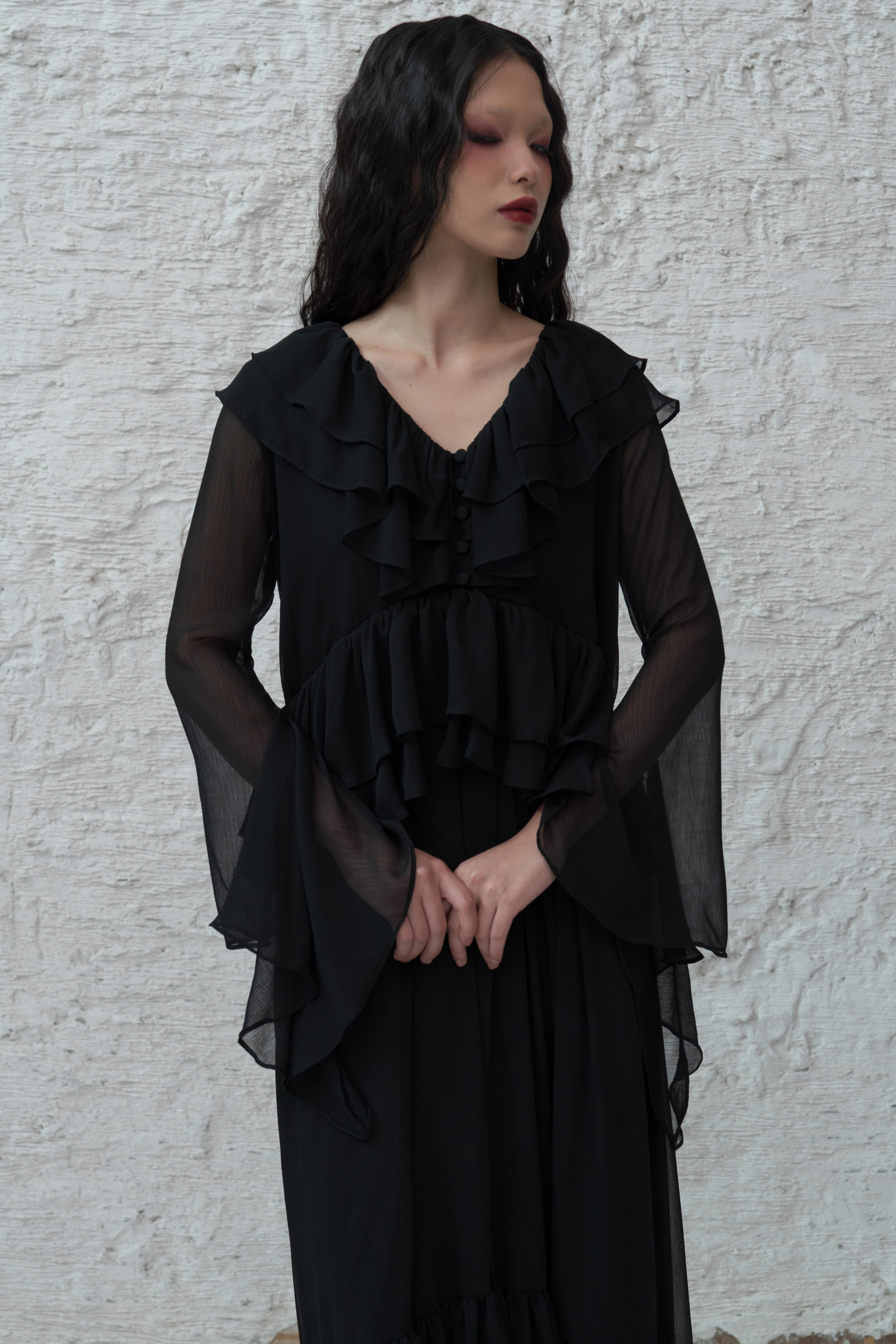 Sorenna Dress in Black