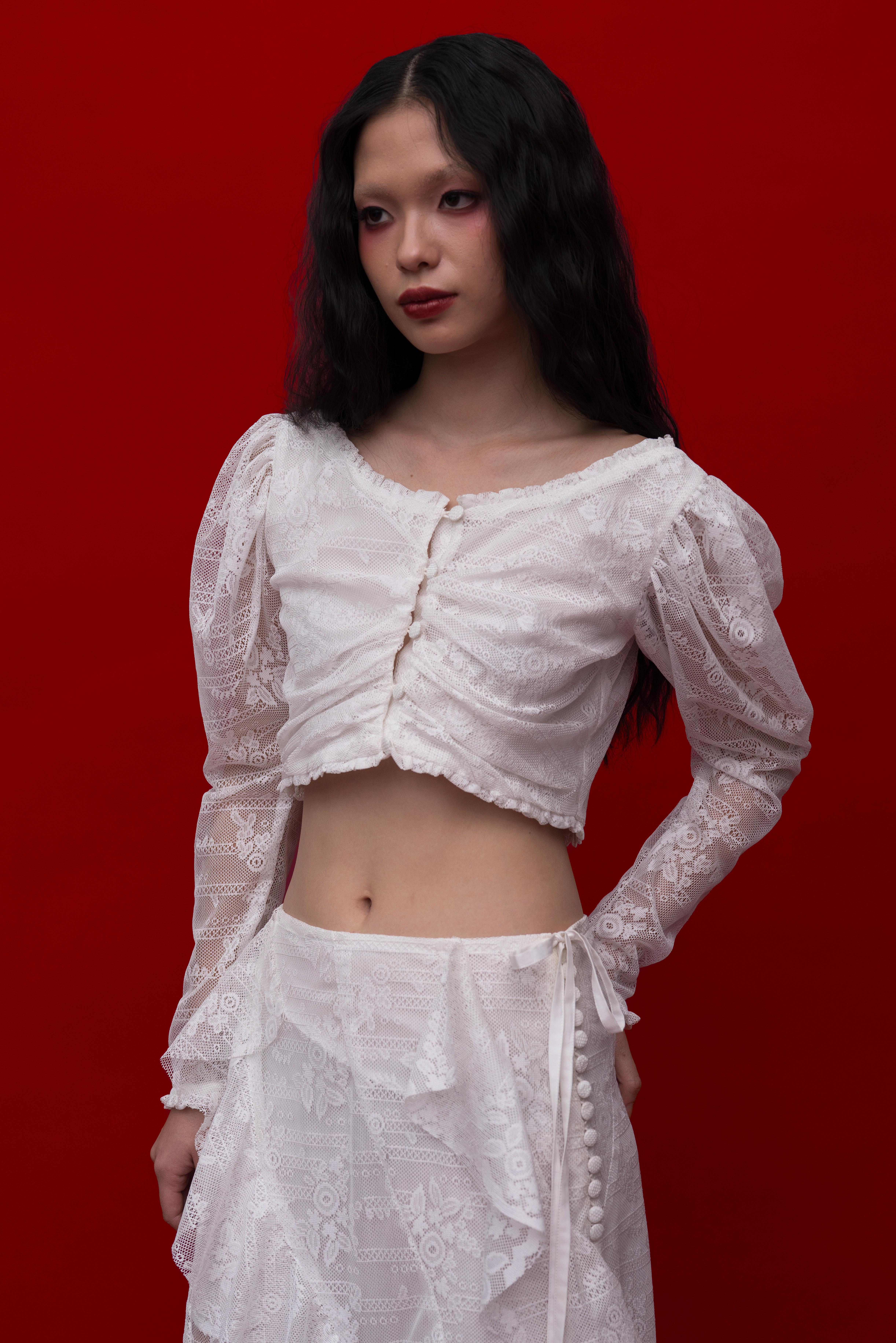 Philippa Blouse in White