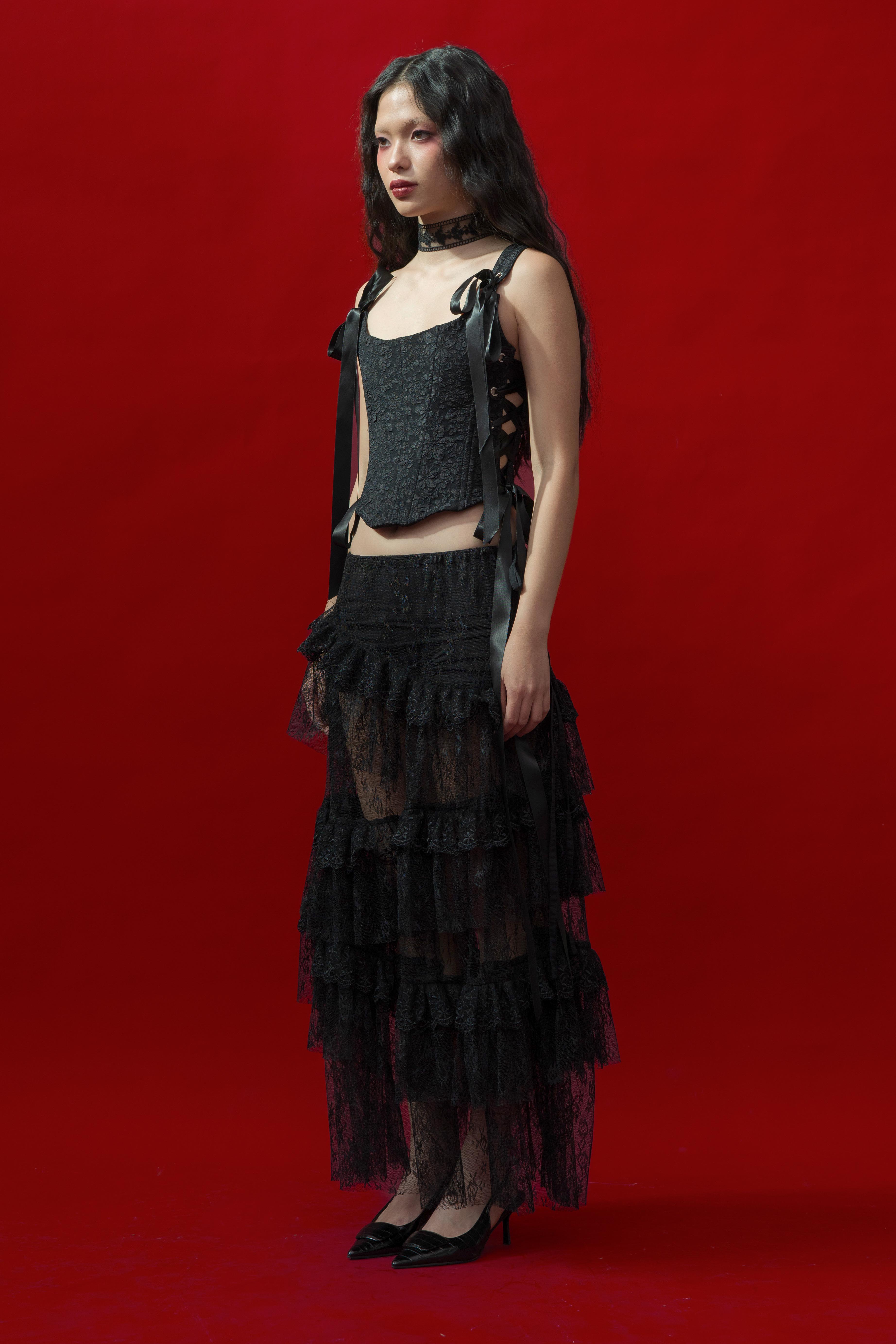 Bliss Skirt in Black (Pre-Order)