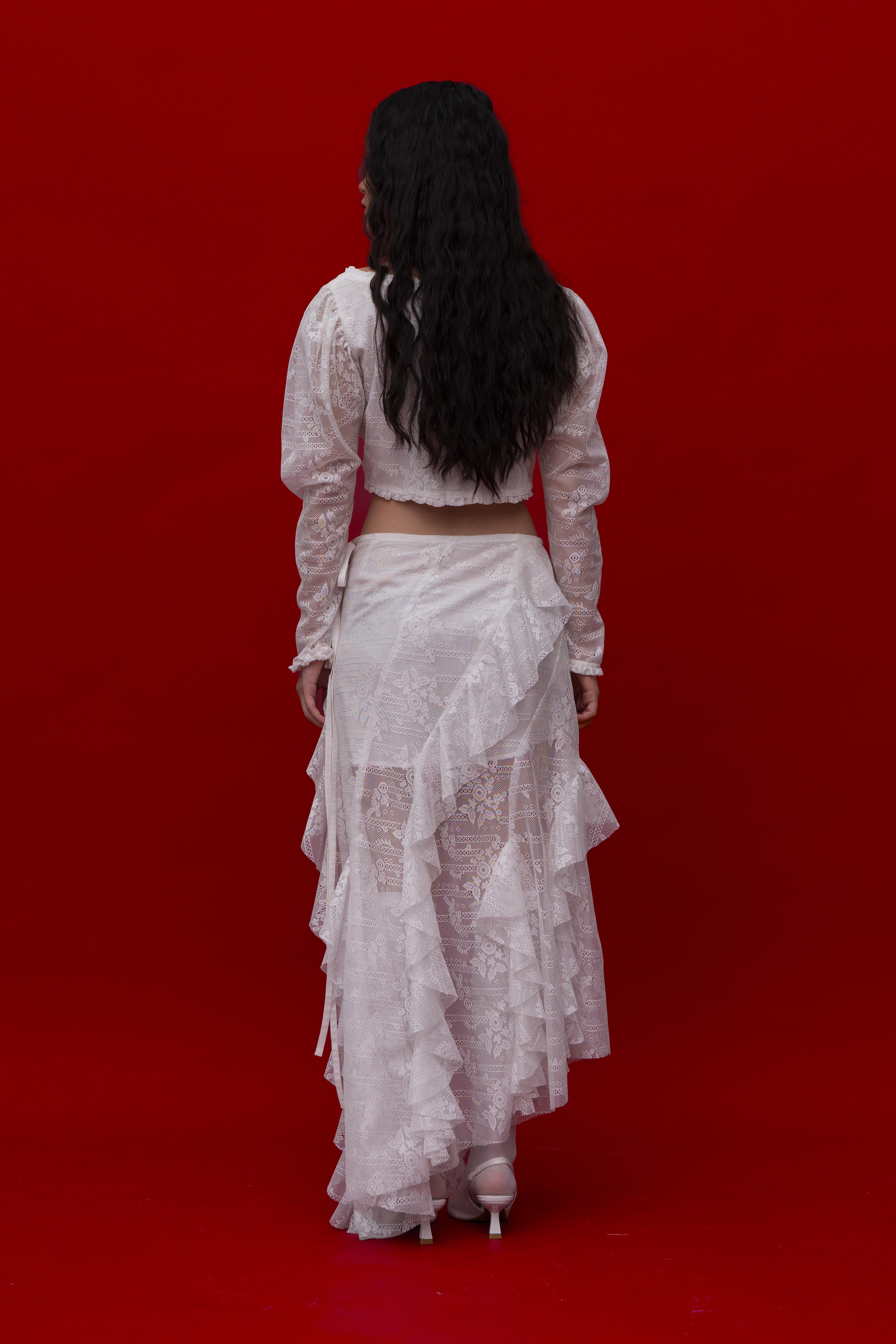 Grace Skirt in White