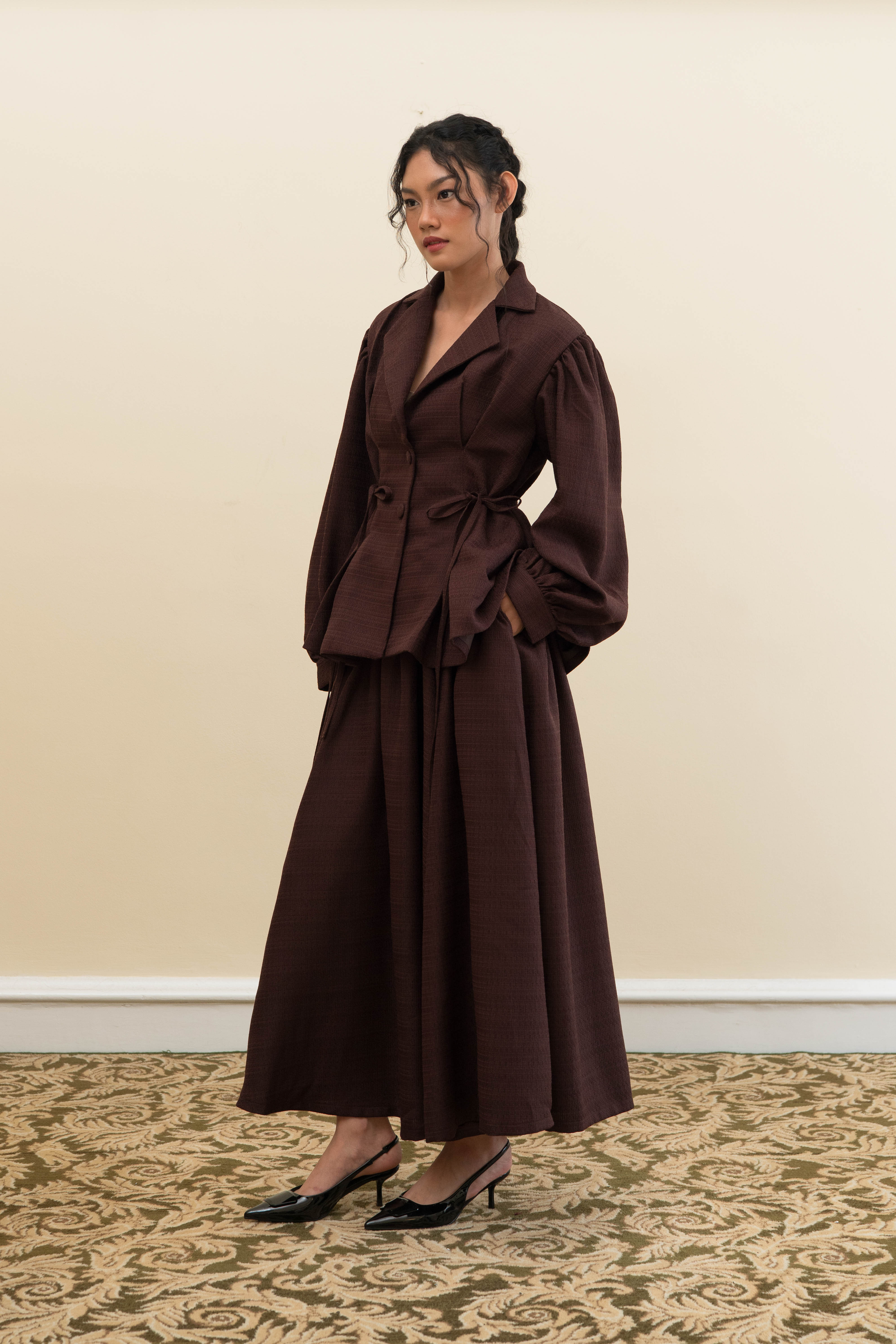 Mai Jacket in Brown 