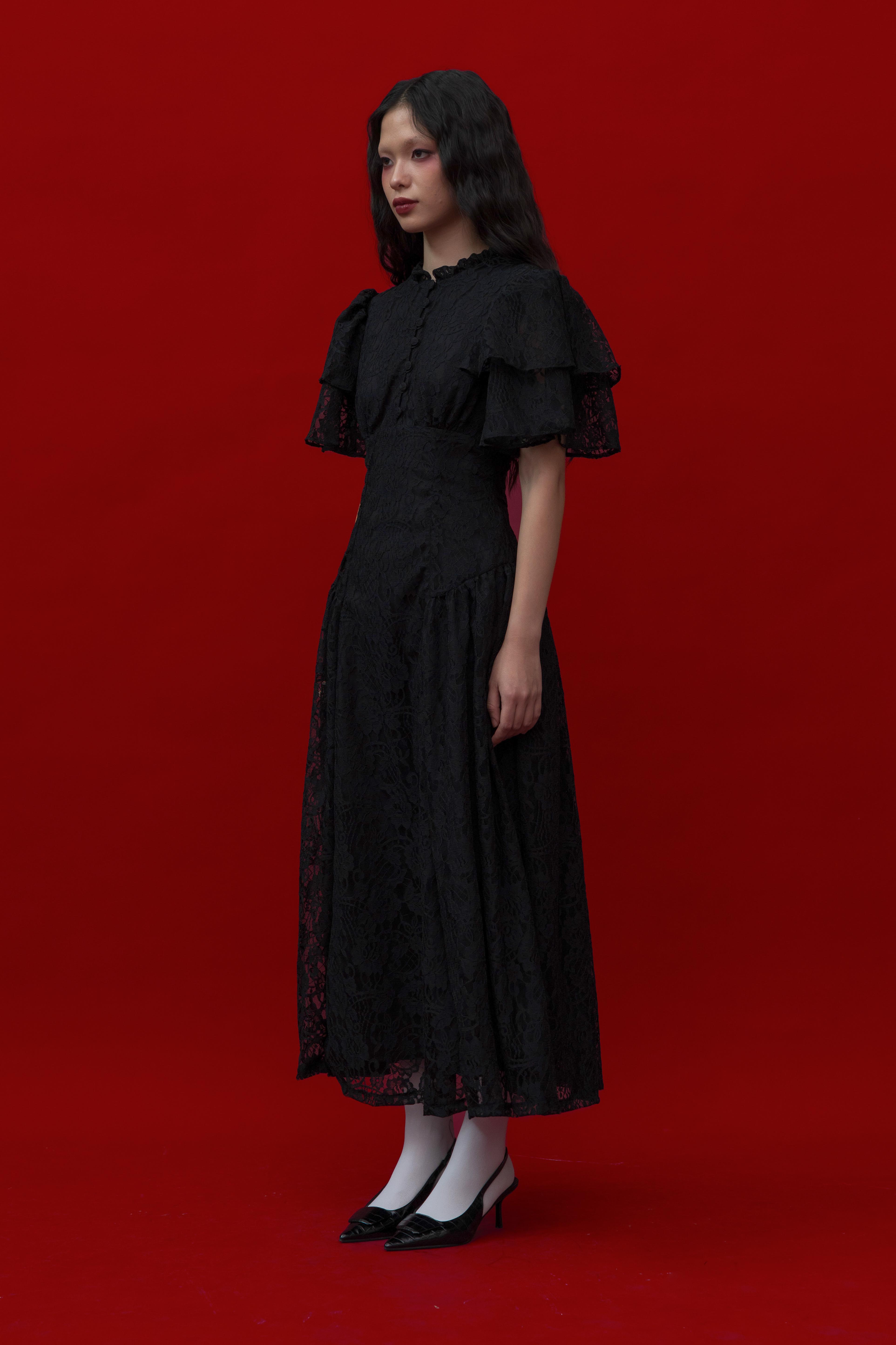 Rosalia Dress in Black