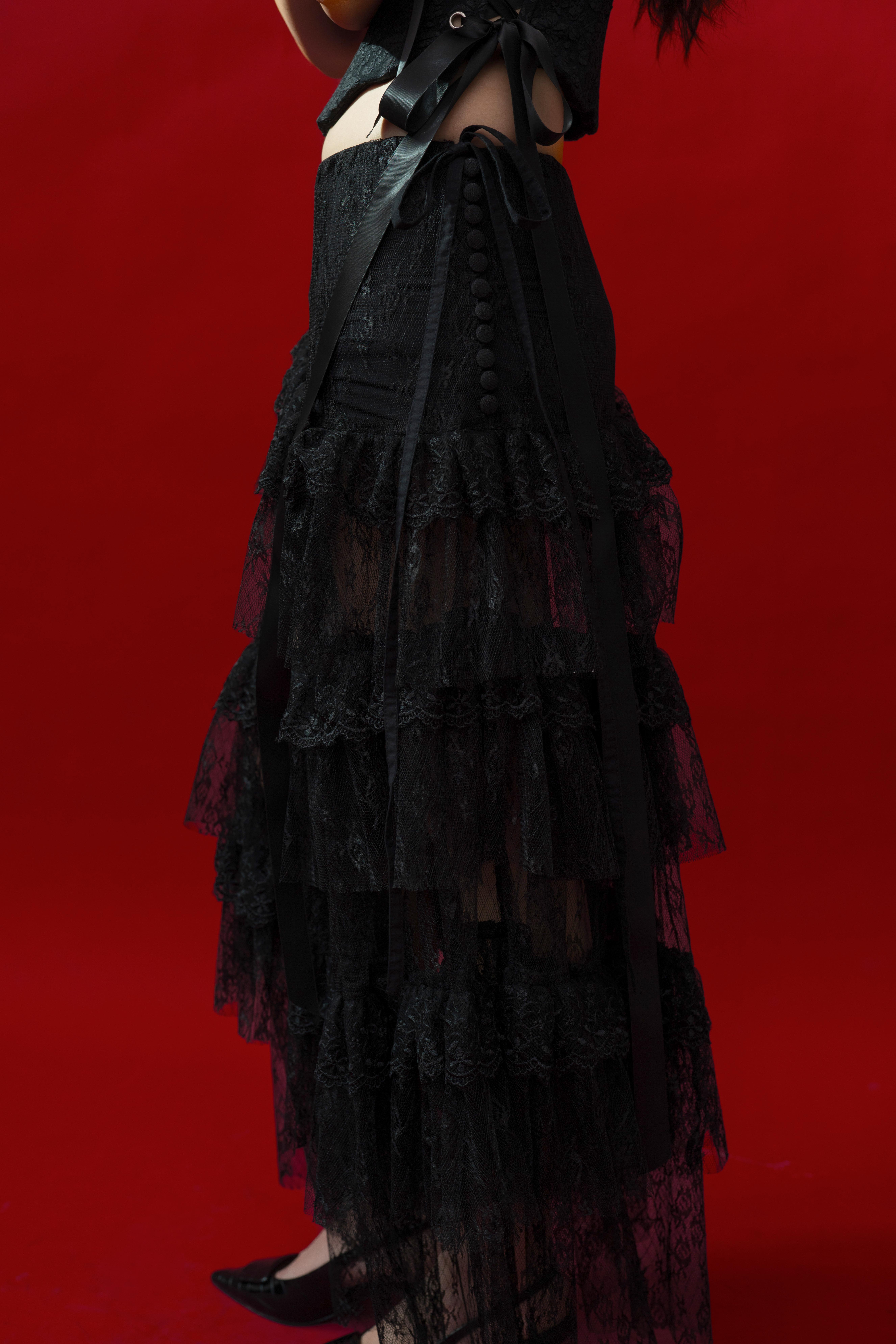 Bliss Skirt in Black (Pre-Order)