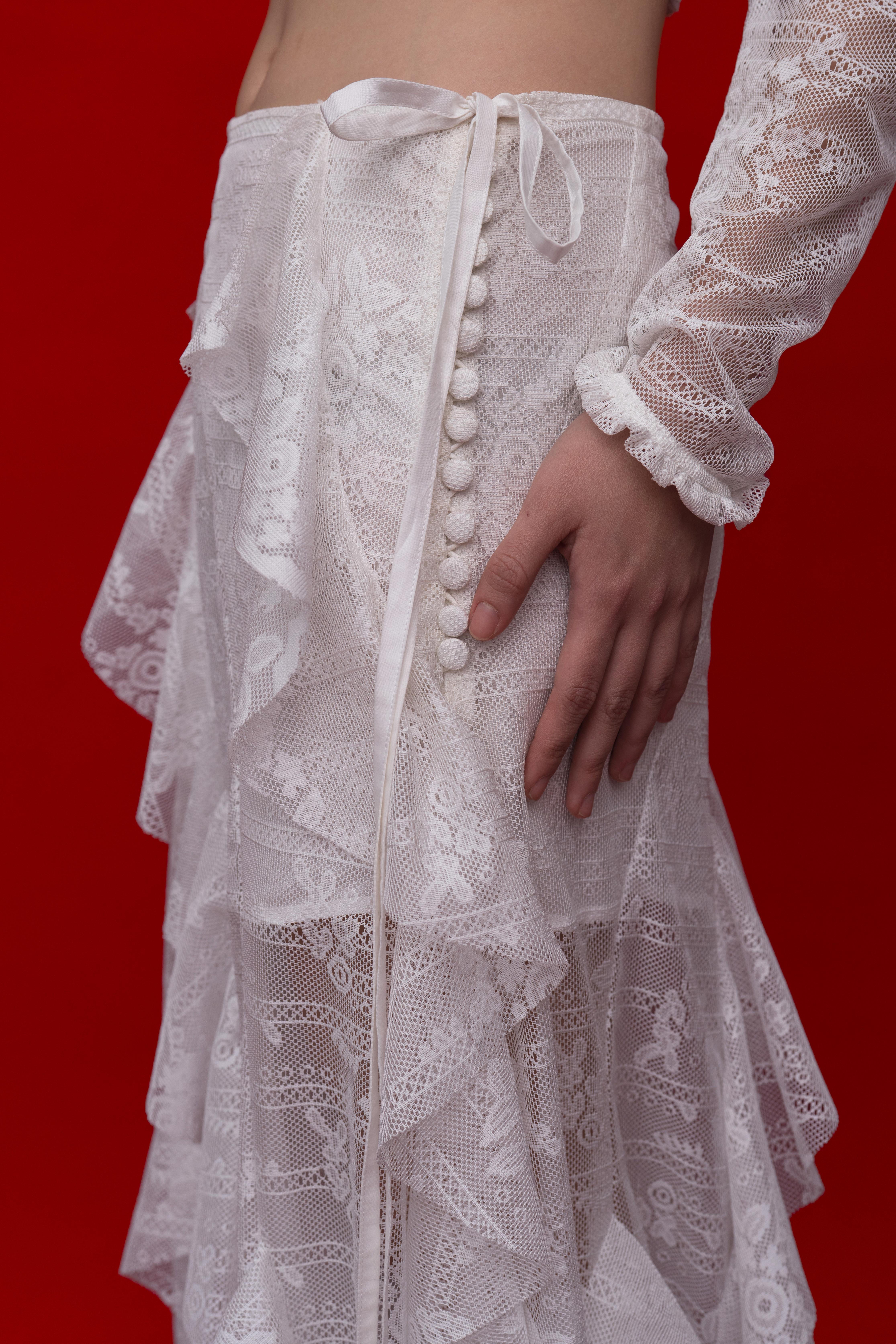 Grace Skirt in White