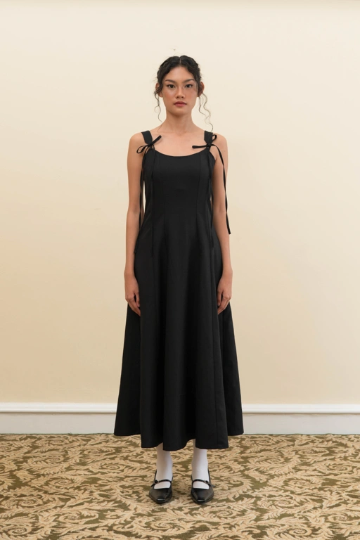 Image of Luna Dress in Black
