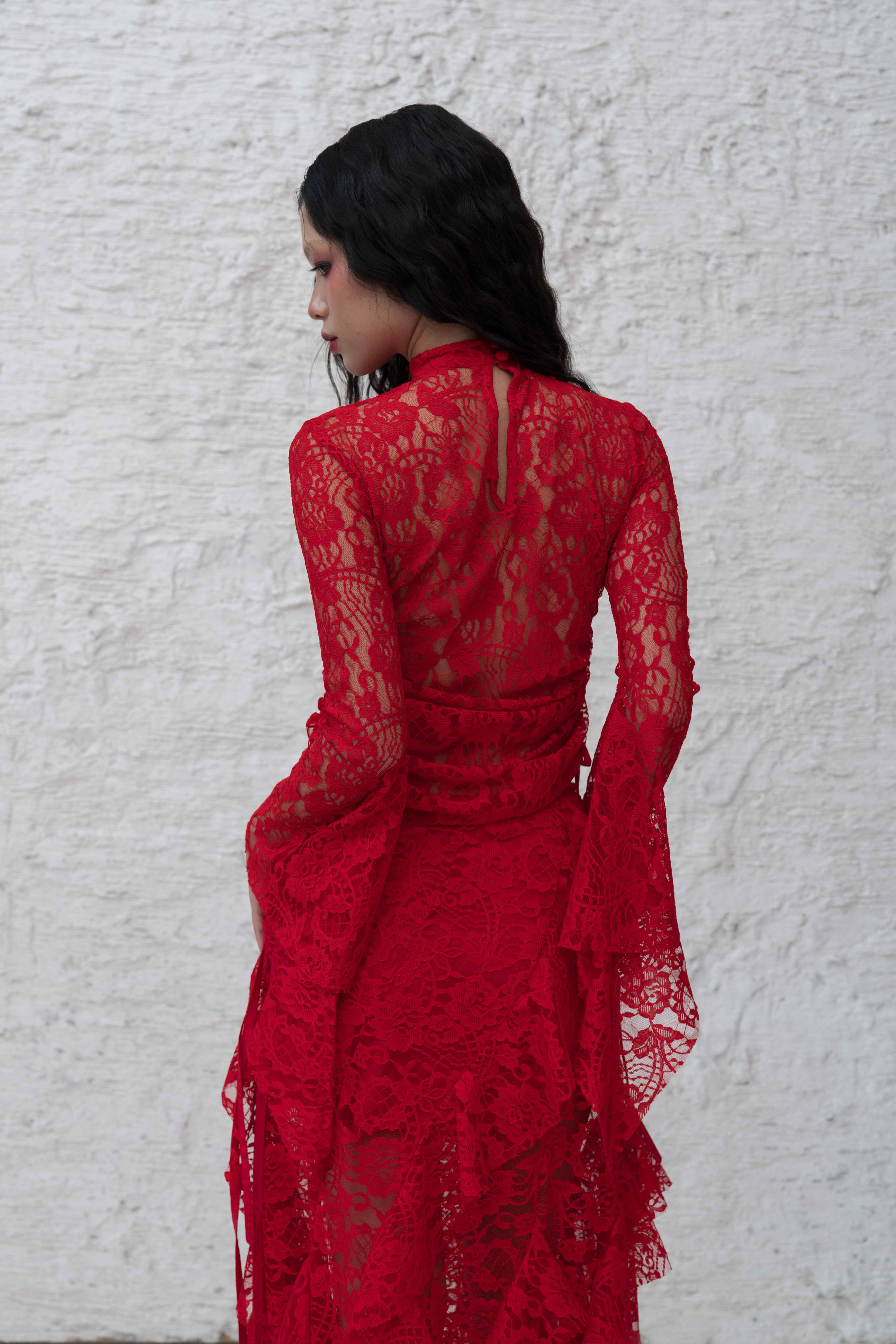 Grace Skirt in Red
