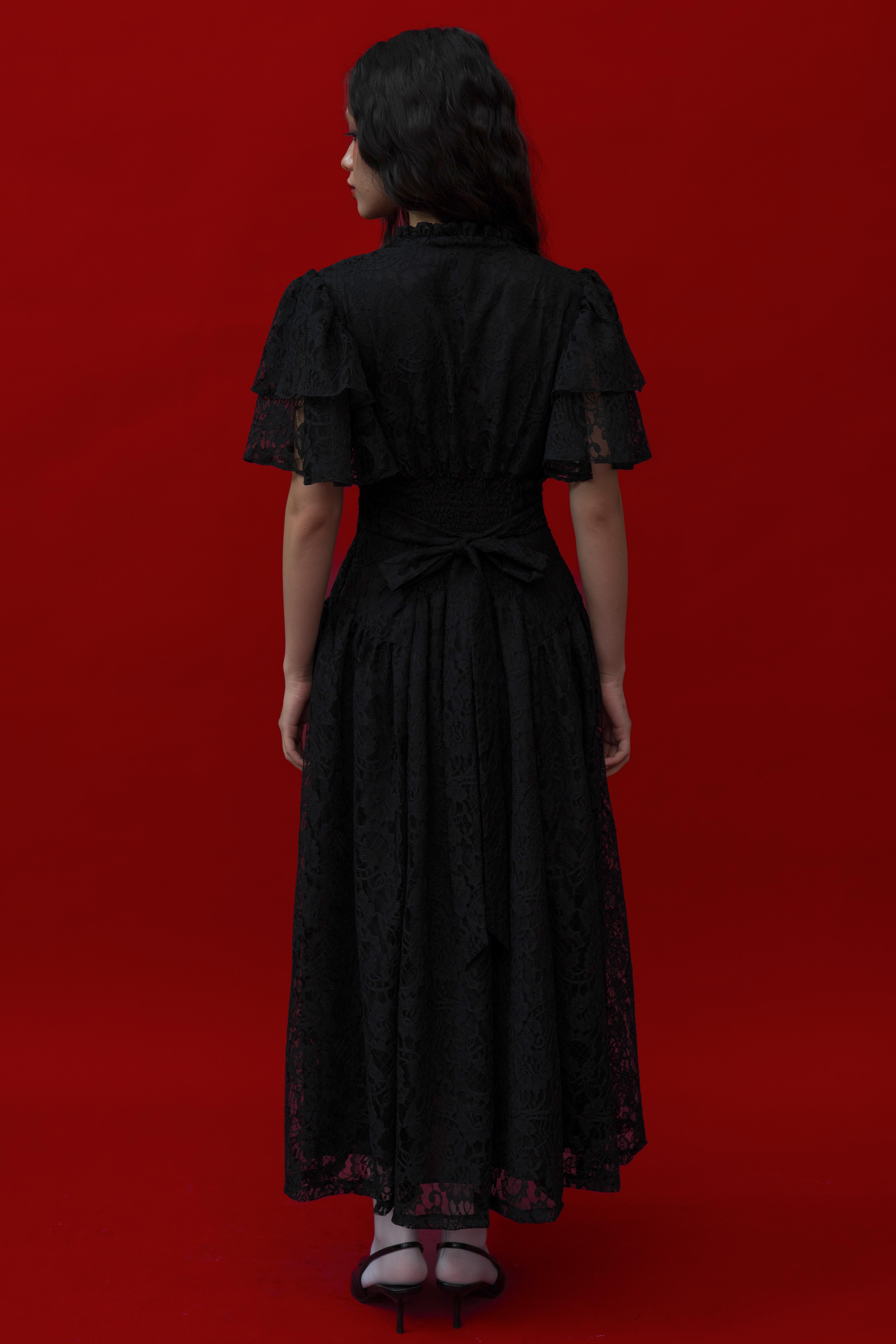 Rosalia Dress in Black
