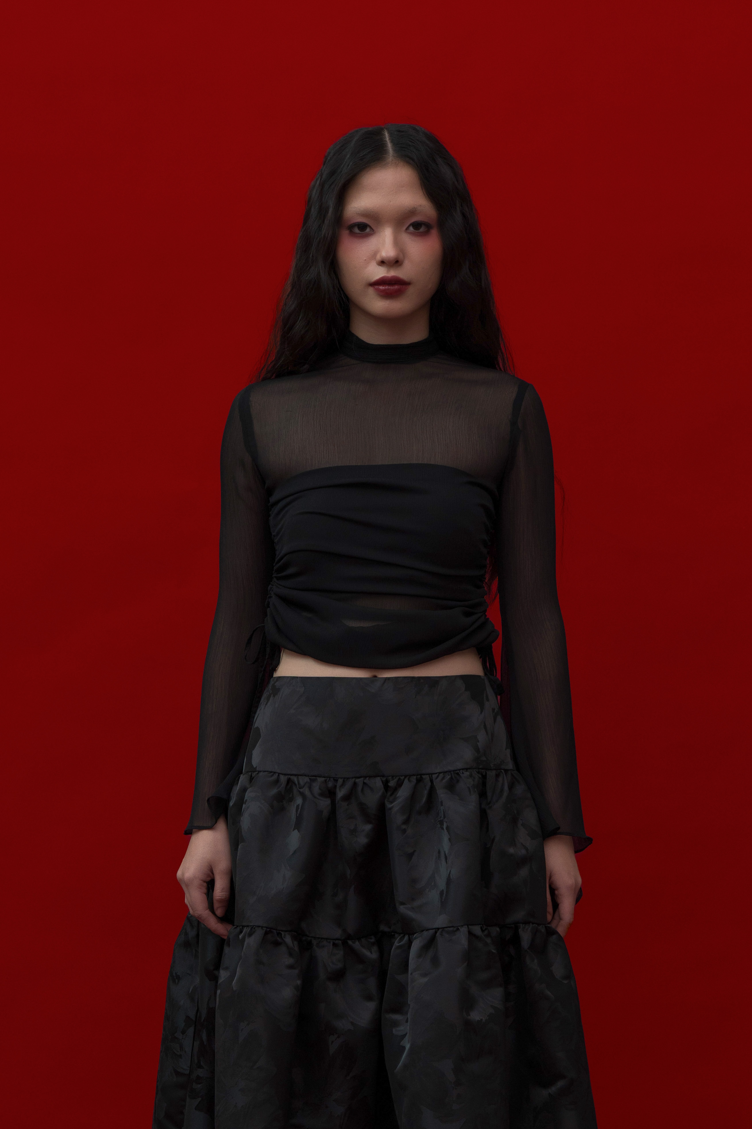 Nocturne Blouse in Black
