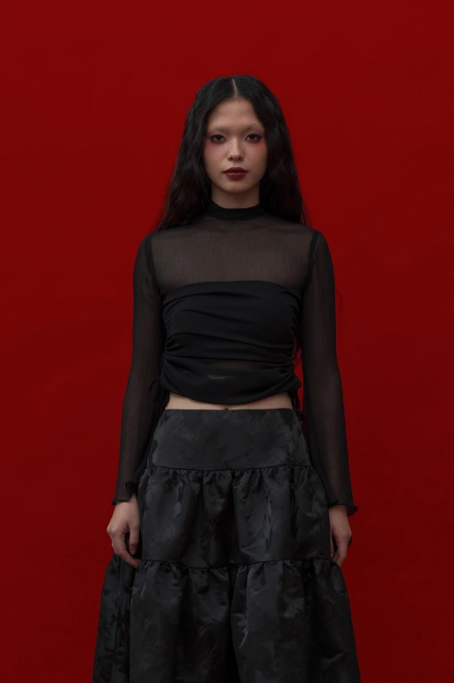 Image of Nocturne Blouse in Black (Pre-Order)