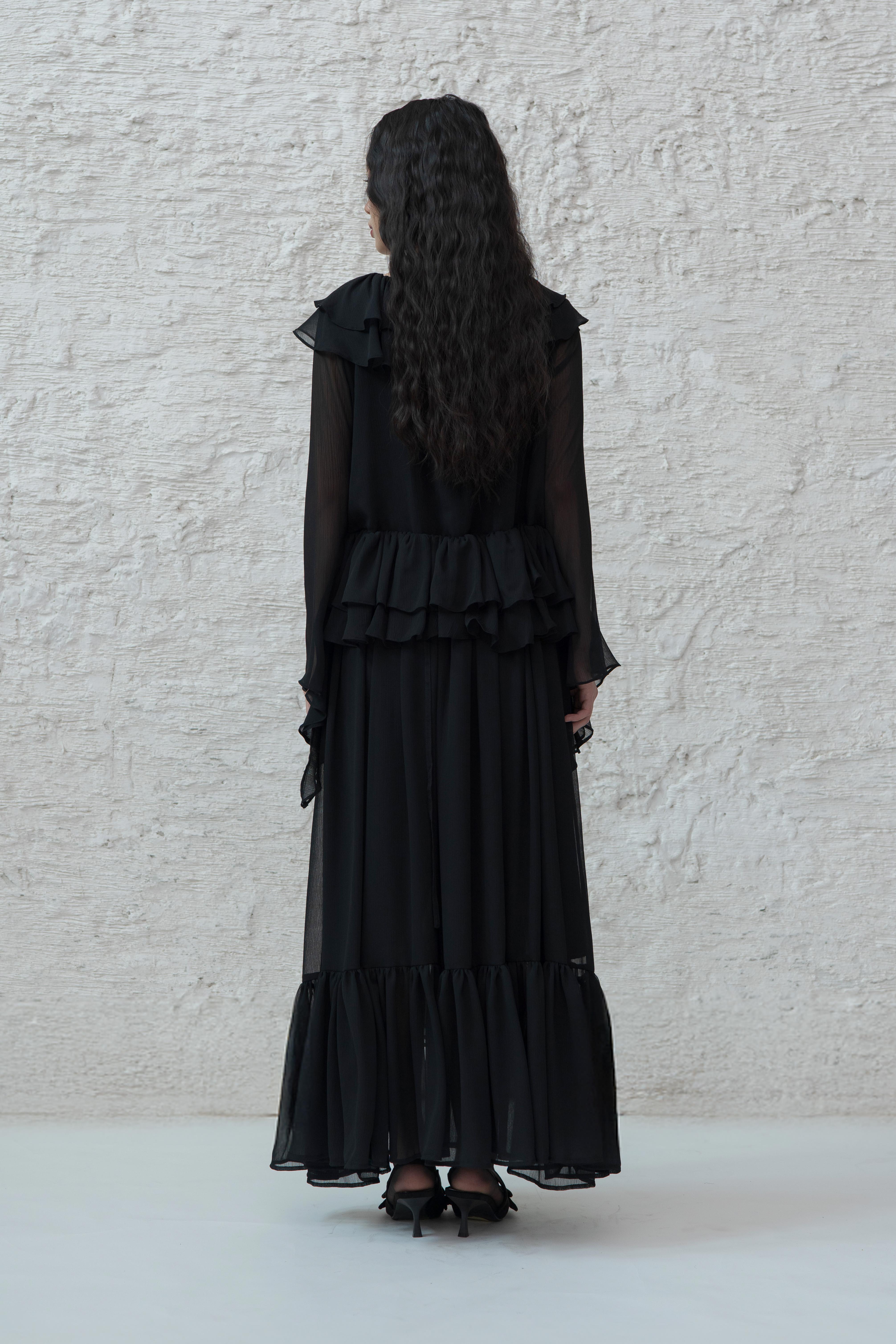 Sorenna Dress in Black
