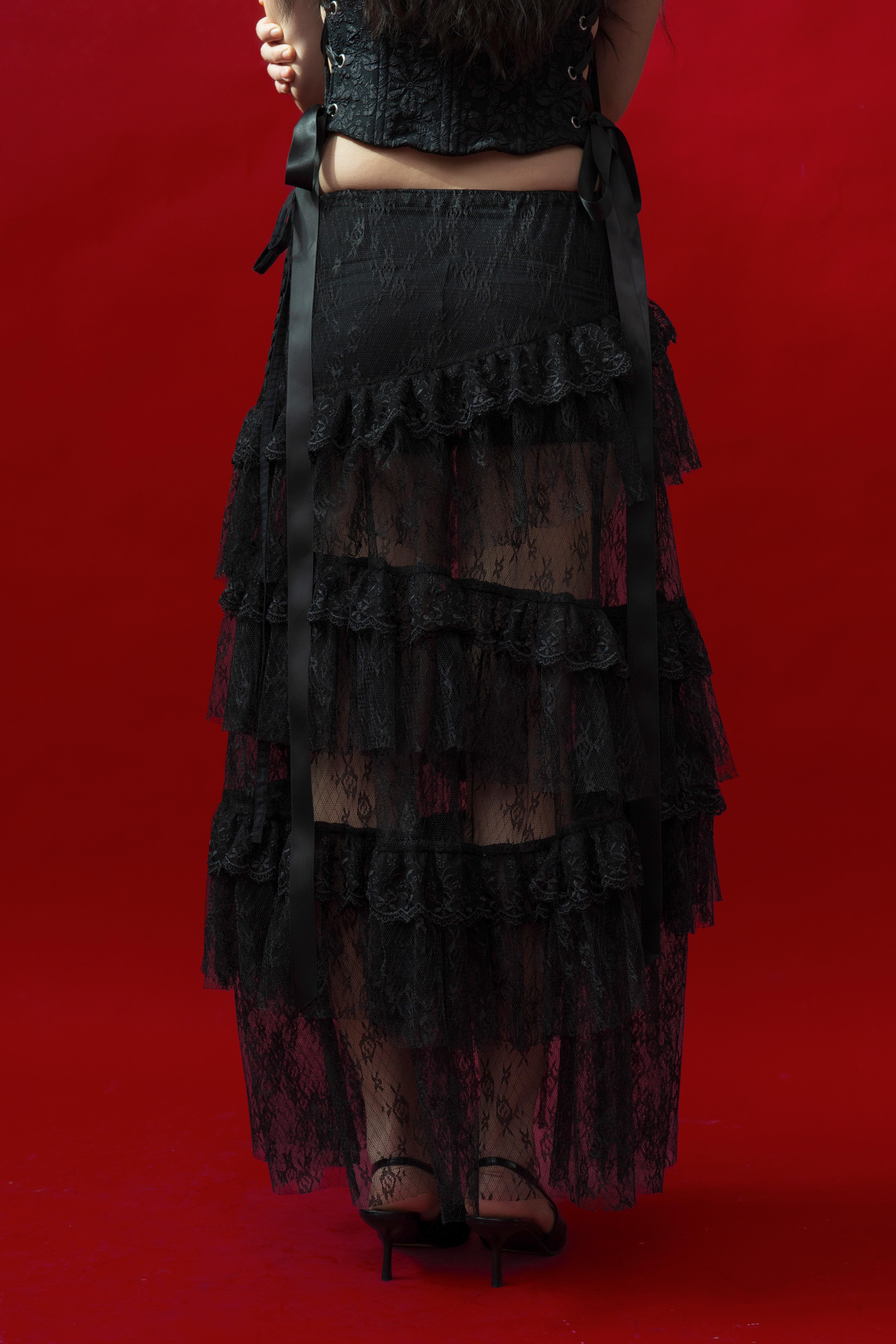 Bliss Skirt in Black (Pre-Order)