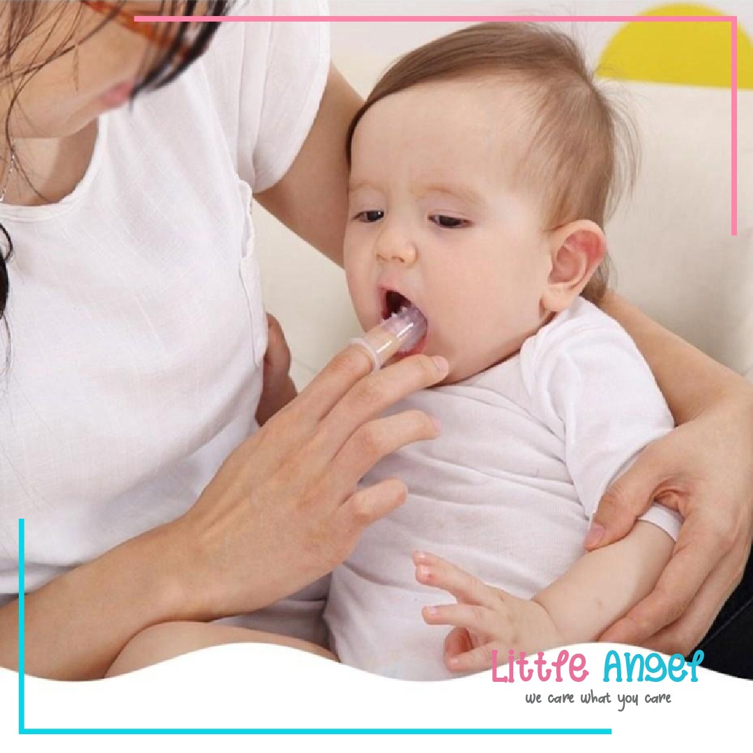 Sikat Gigi Jari Bayi Lidah Mpasi Lembut Silicone