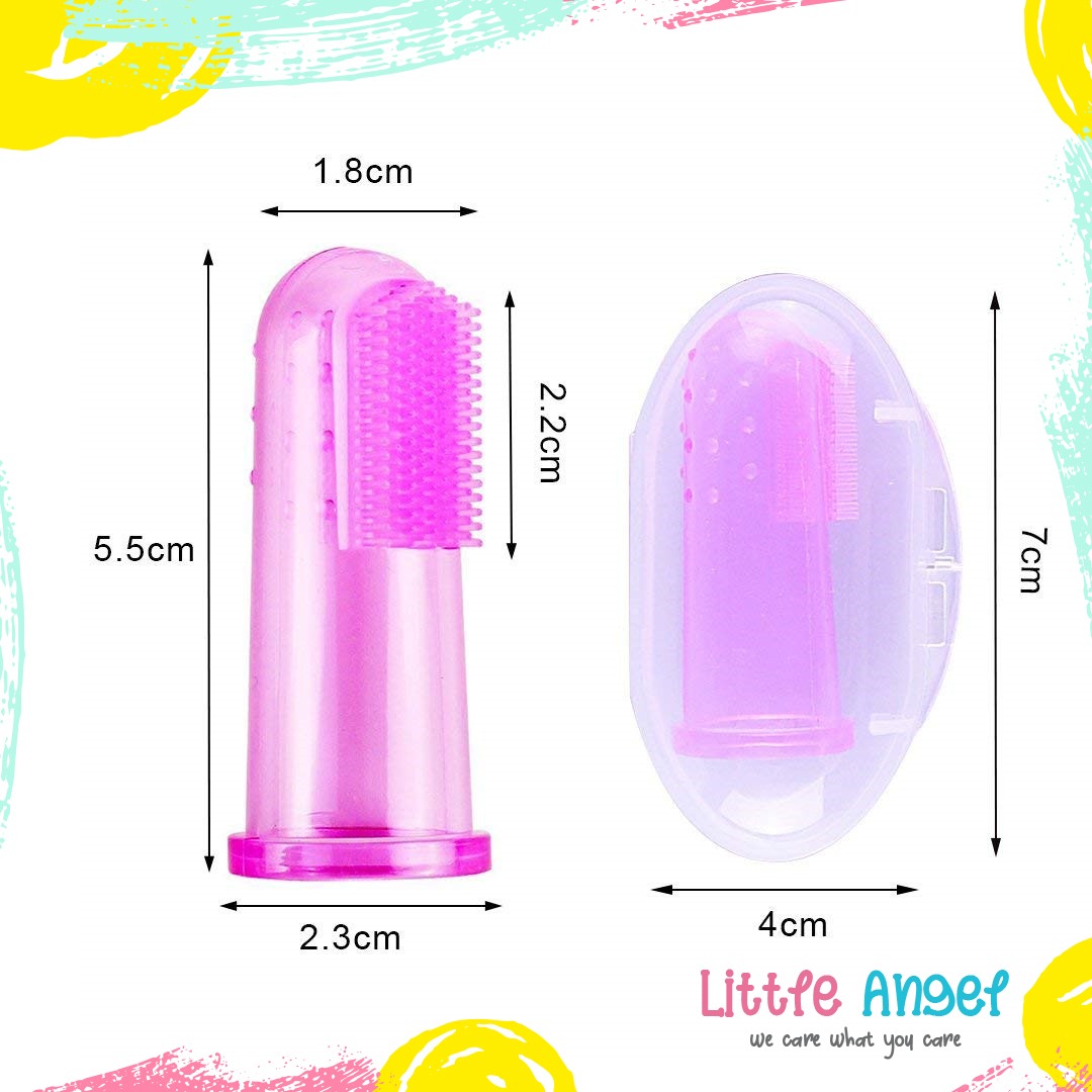 Sikat Gigi Jari Bayi Lidah Mpasi Lembut Silicone