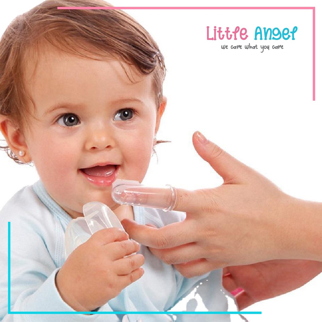 Sikat Gigi Jari Bayi Lidah Mpasi Lembut Silicone