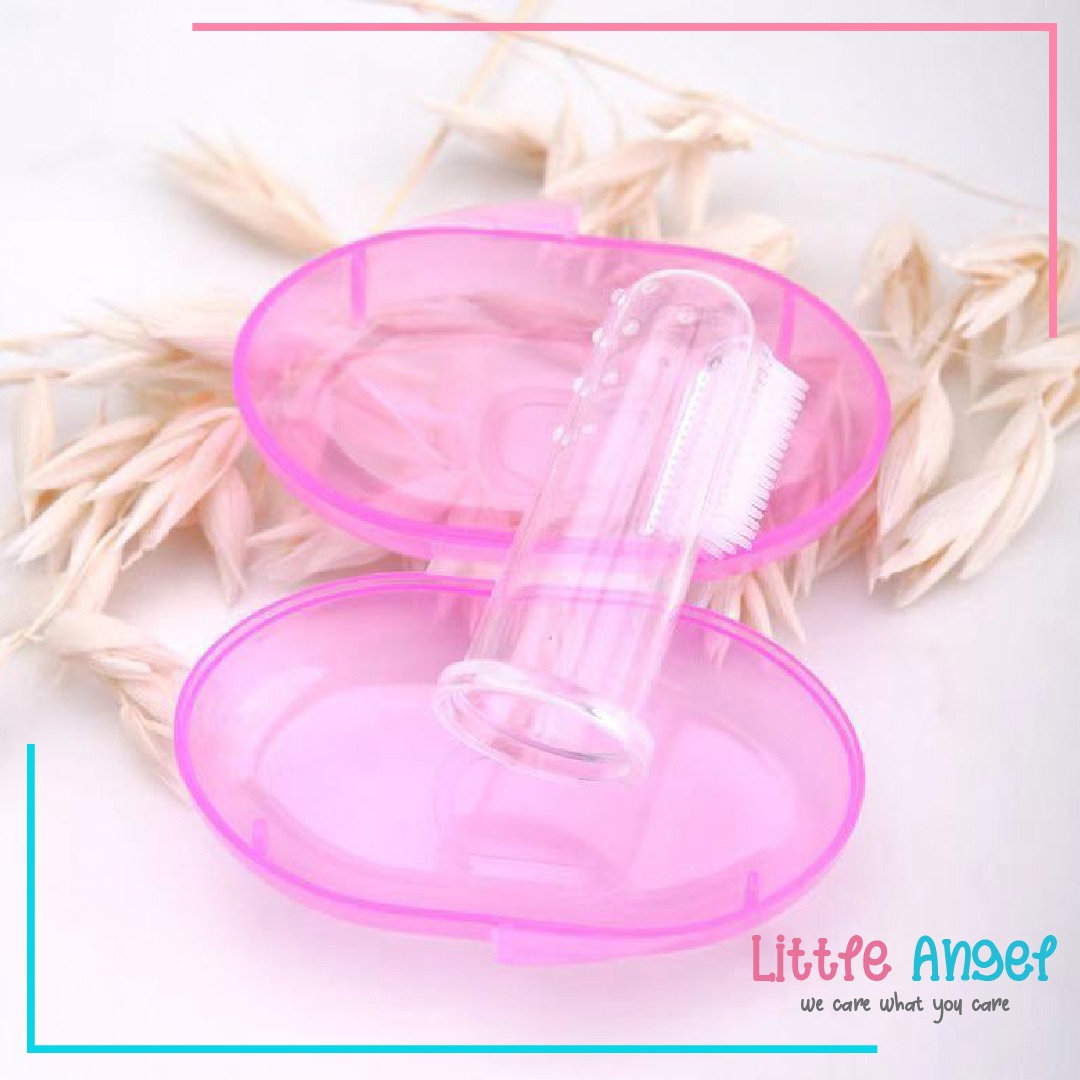 Sikat Gigi Jari Bayi Lidah Mpasi Lembut Silicone