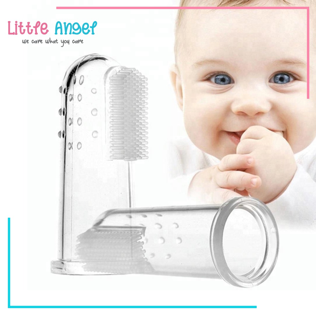 Sikat Gigi Jari Bayi Lidah Mpasi Lembut Silicone