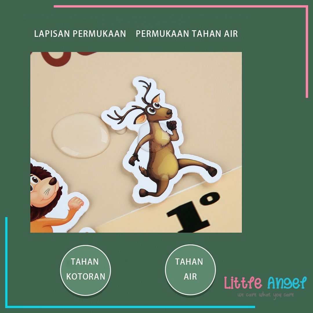 QUIET BOOK / BUSY BOOK Mini Mainan Edukasi Buku Anak Kreatifitas