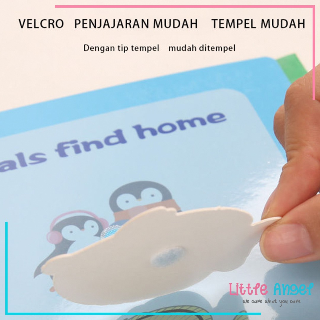 QUIET BOOK / BUSY BOOK Mini Mainan Edukasi Buku Anak Kreatifitas