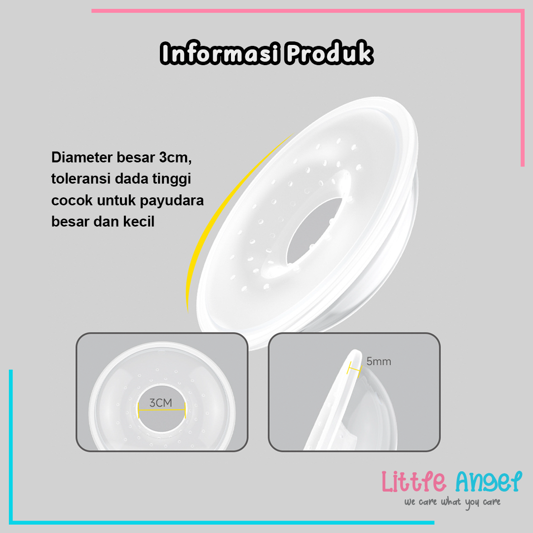 Wadah Penampung Tetesan ASI Silikon Breast Milk Collection Shell Breast Pad 