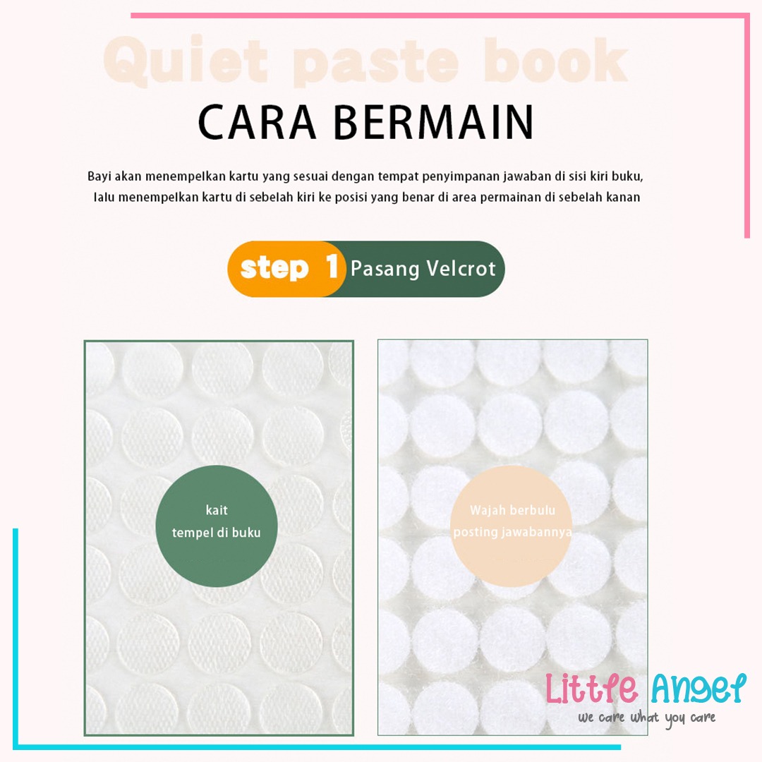 QUIET BOOK / BUSY BOOK Mini Mainan Edukasi Buku Anak Kreatifitas