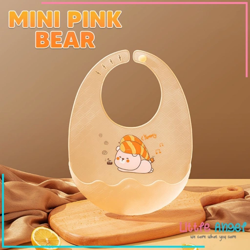Image of Baby Bib Celemek Mini Slaber Silicon Karakter 