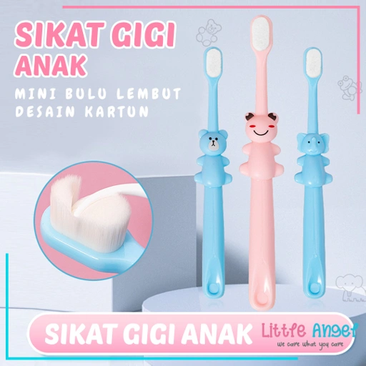 Image of SIKAT GIGI BAYI ANAK SILIKON Baby Training Toothbrush Karakter Silicon Lembut