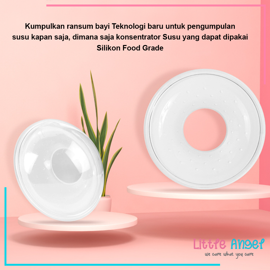 Wadah Penampung Tetesan ASI Silikon Breast Milk Collection Shell Breast Pad 