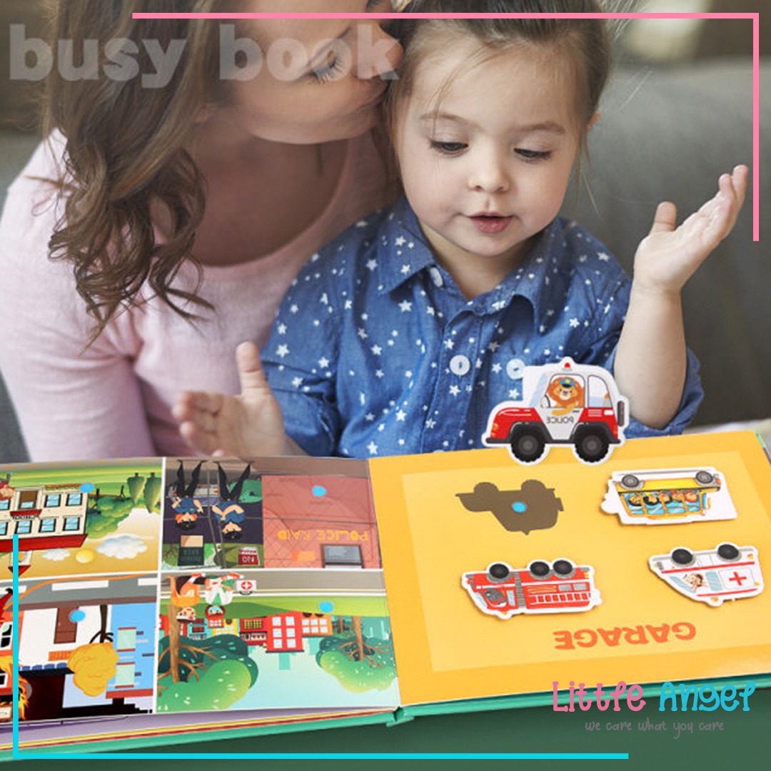 QUIET BOOK / BUSY BOOK Mini Mainan Edukasi Buku Anak Kreatifitas