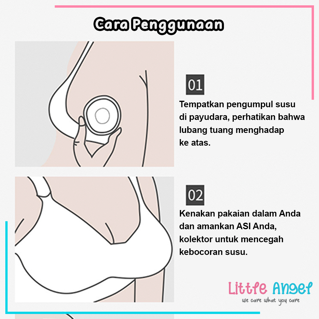 Wadah Penampung Tetesan ASI Silikon Breast Milk Collection Shell Breast Pad 