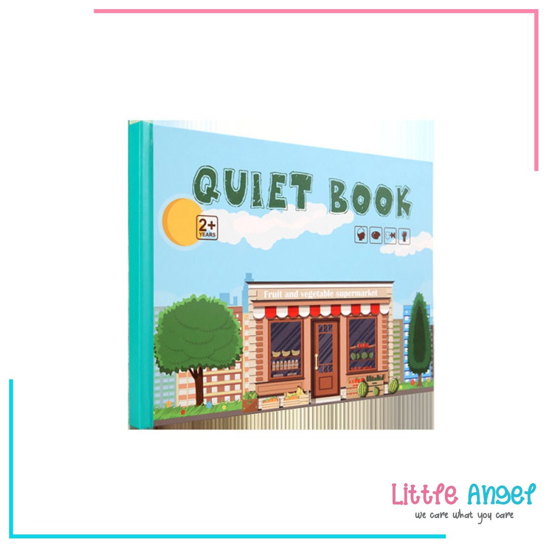 QUIET BOOK / BUSY BOOK Mini Mainan Edukasi Buku Anak Kreatifitas