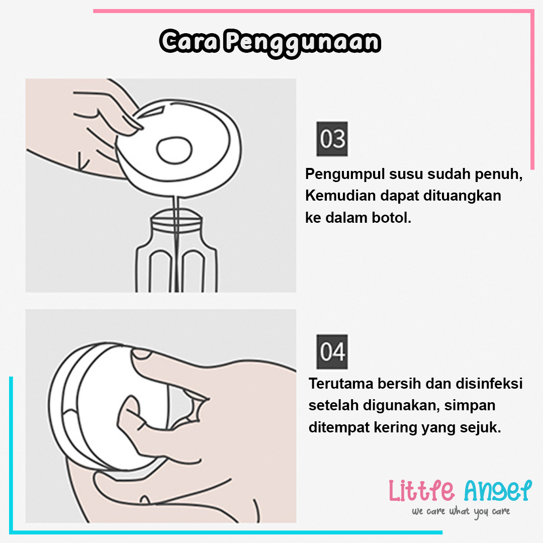Wadah Penampung Tetesan ASI Silikon Breast Milk Collection Shell Breast Pad 