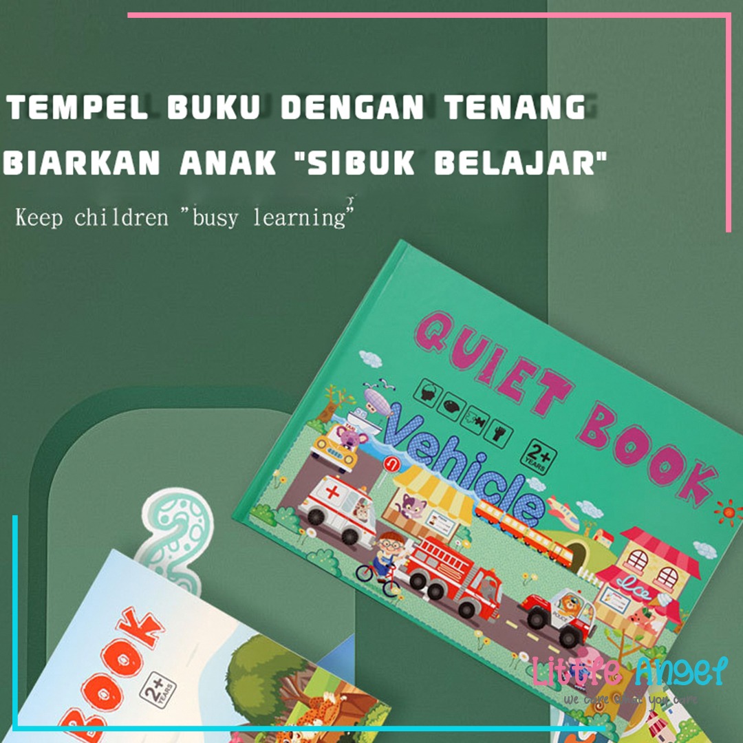 QUIET BOOK / BUSY BOOK Mini Mainan Edukasi Buku Anak Kreatifitas