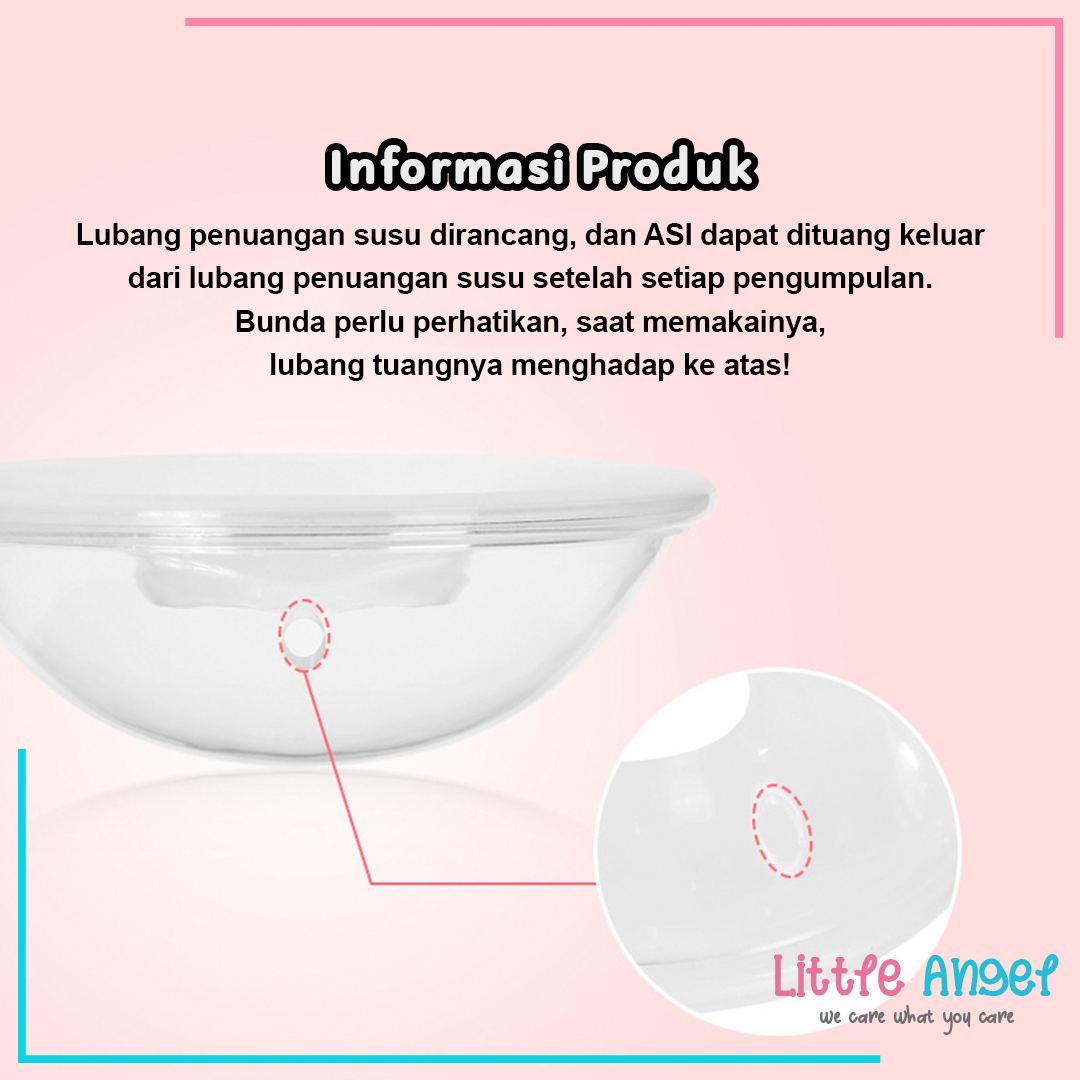 Wadah Penampung Tetesan ASI Silikon Breast Milk Collection Shell Breast Pad 