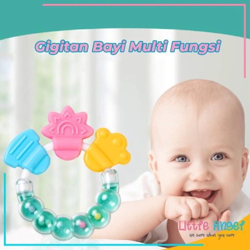 Image of Mainan Gigitan Gelang bayi Warna teether Kinciringan Bunyi