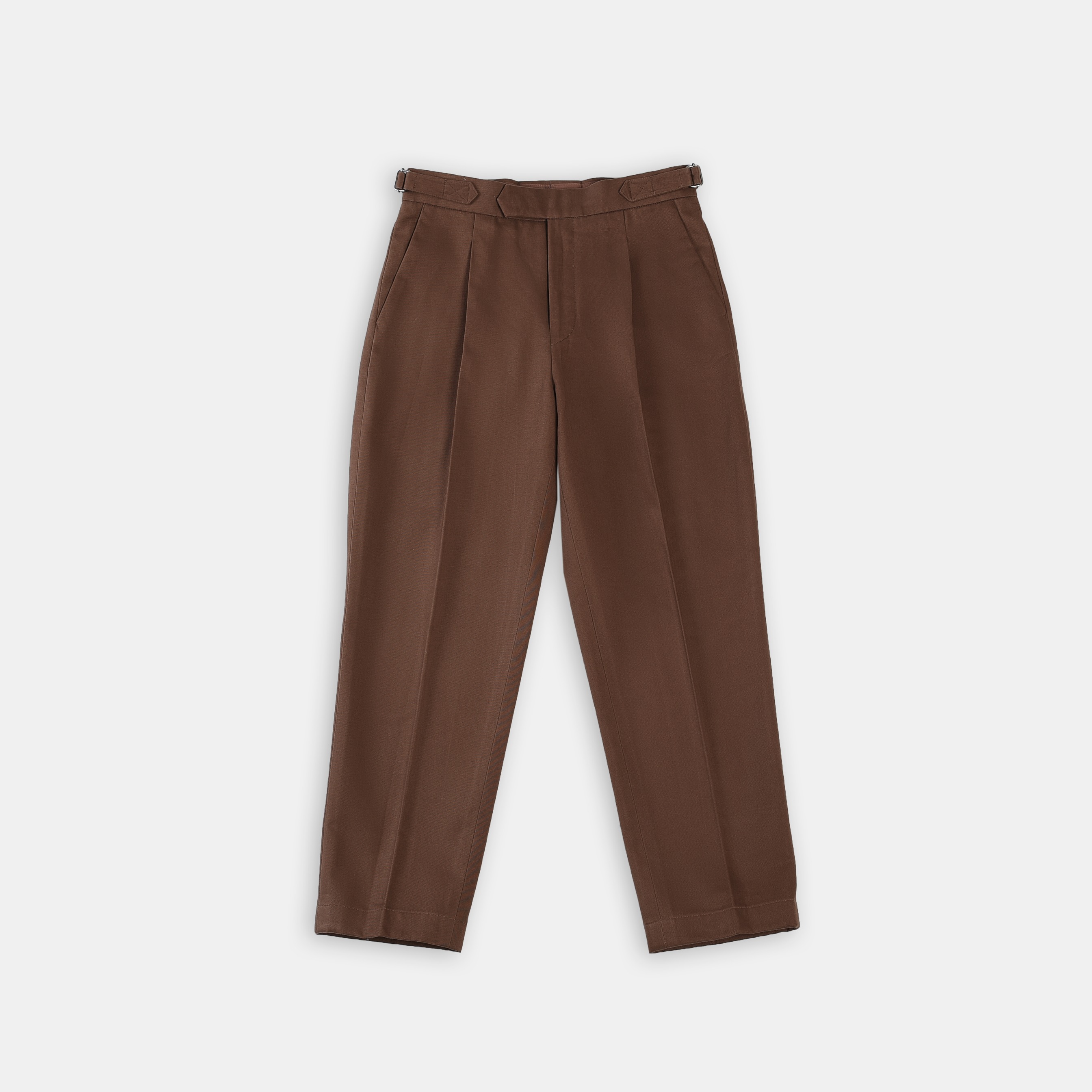 Harebell Brown Buckle Trousers
