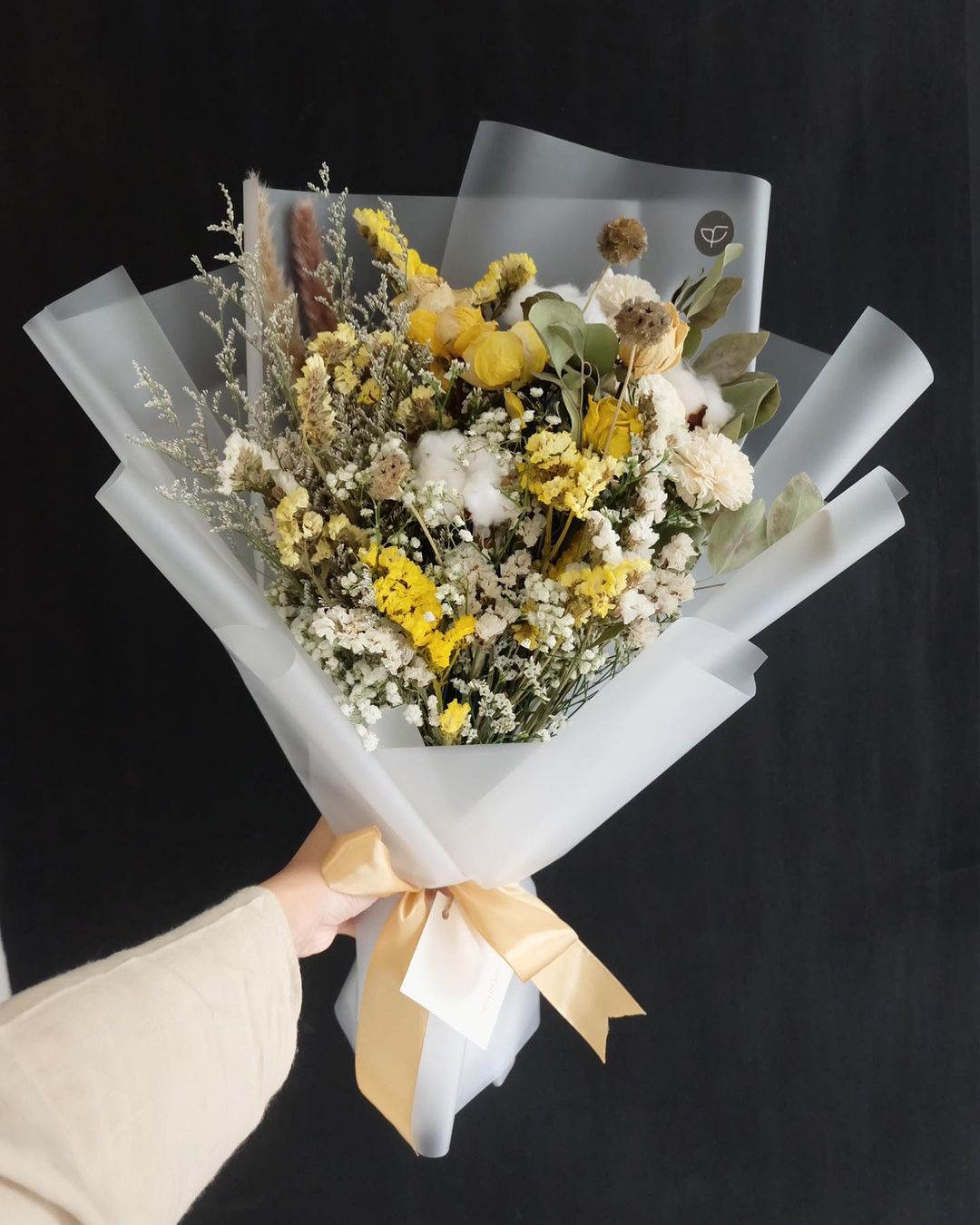 Pampas Statice HB Large Yellow