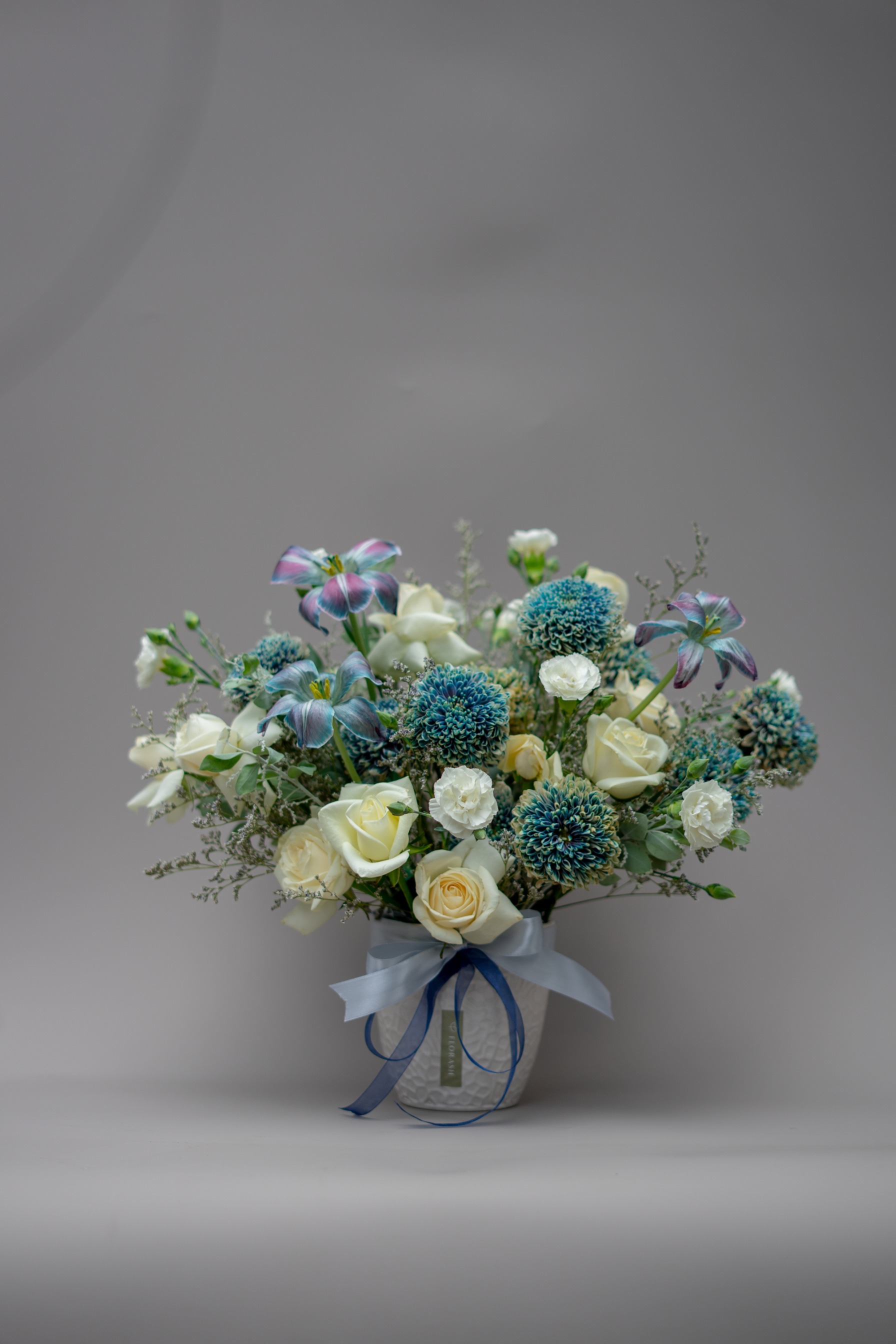 Noord Vase Medium Blue