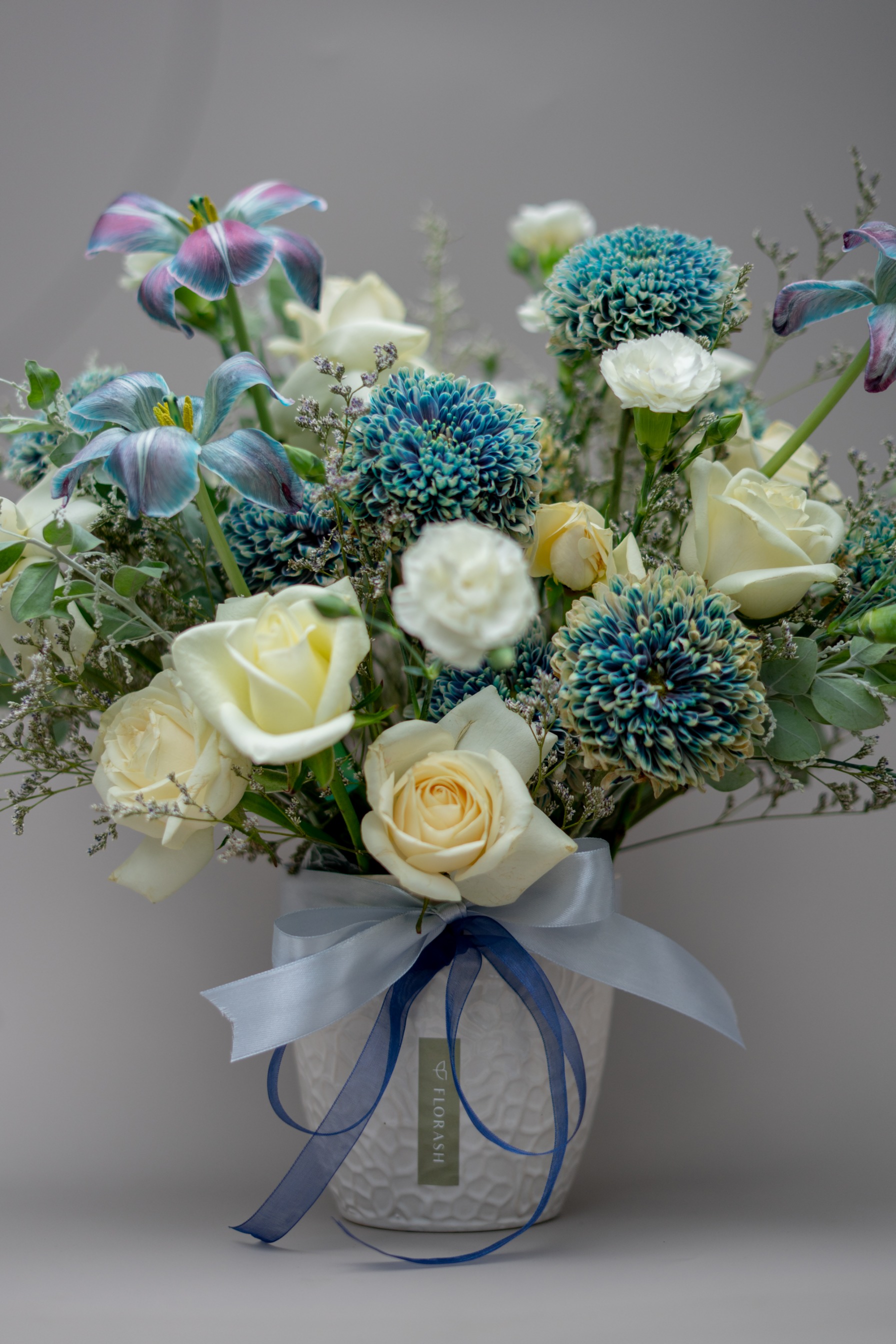 Noord Vase Medium Blue
