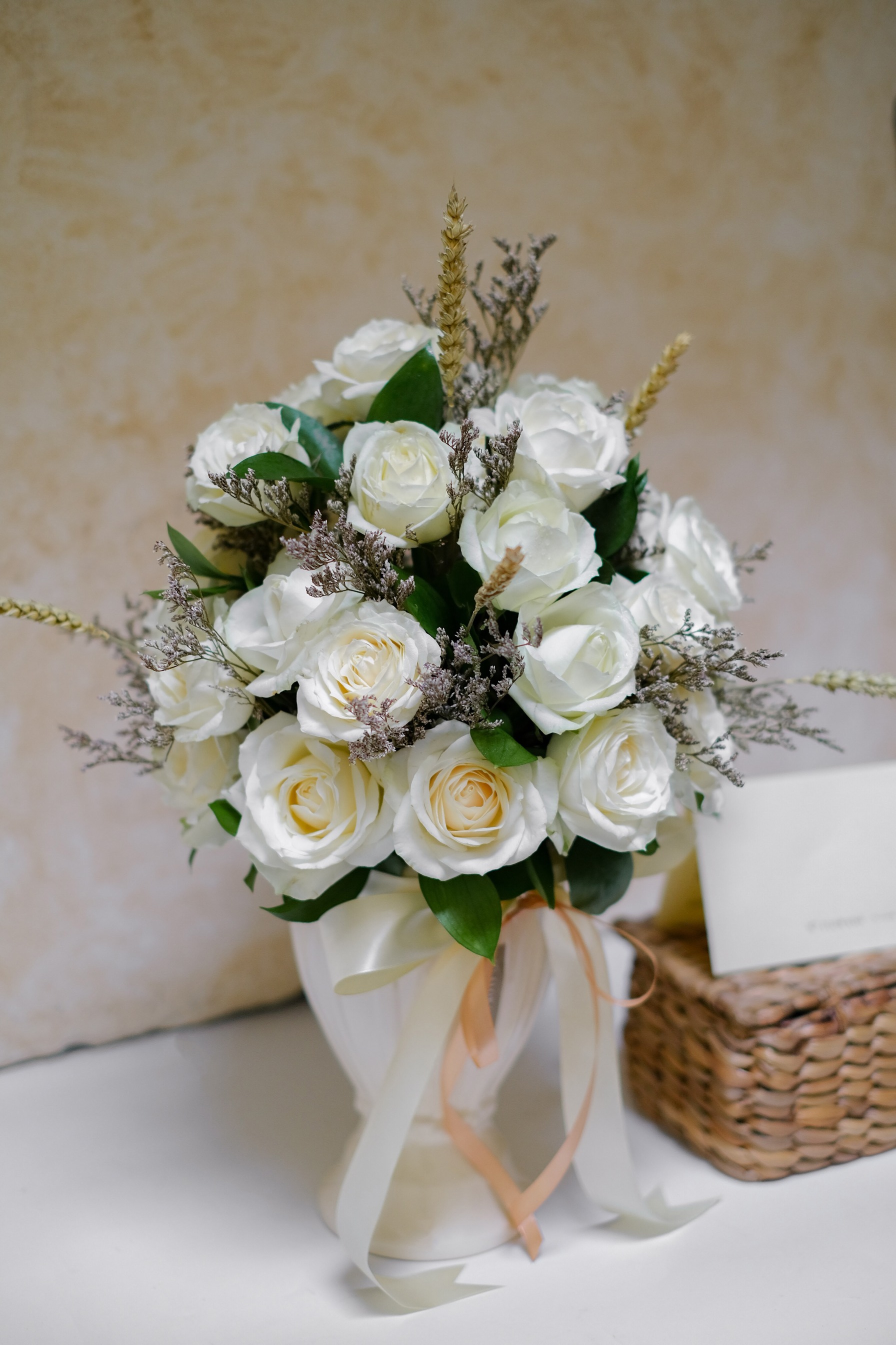 Rose Vase Large White